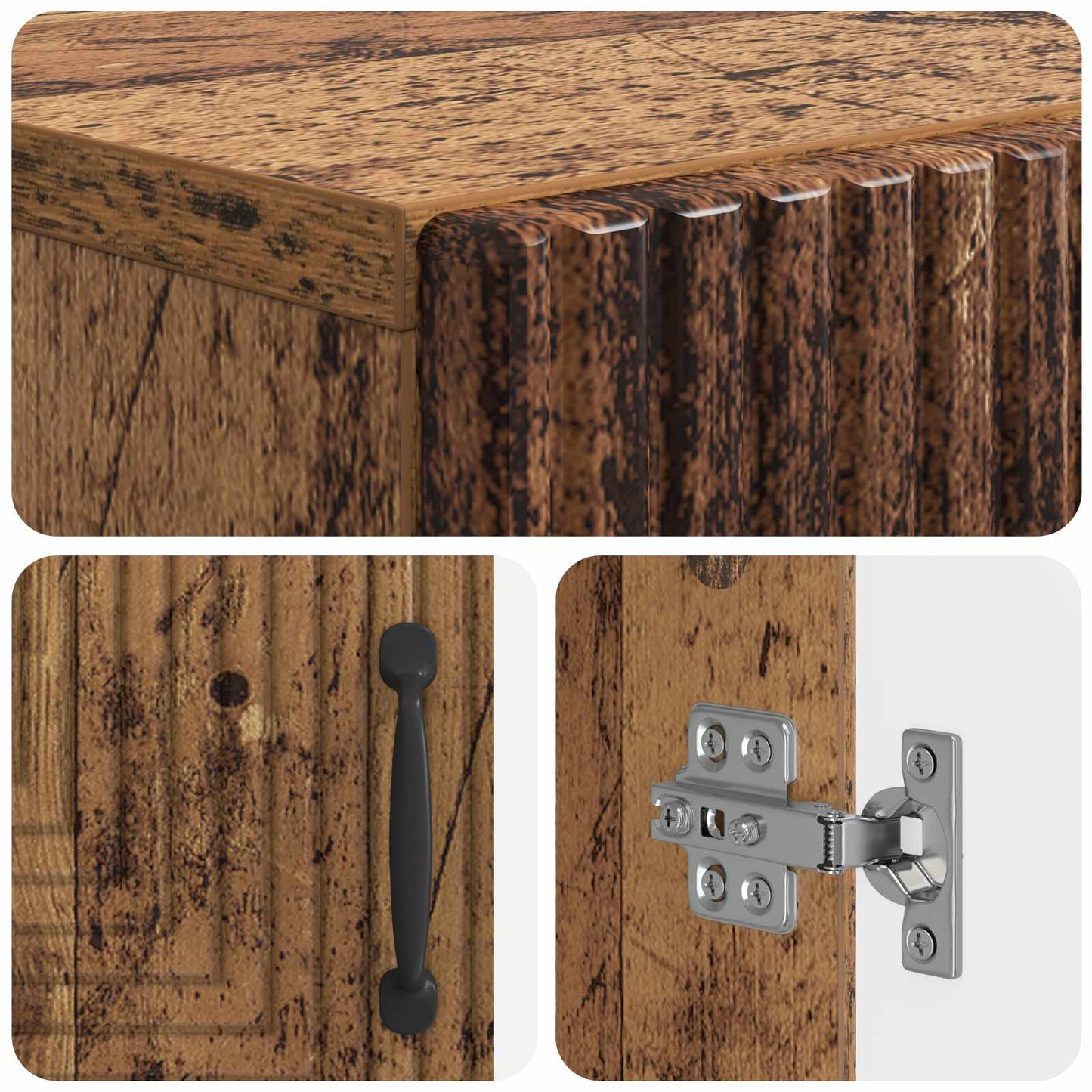 Sko Skap HAARLEM 59,5 x 39,5 x 89,5 cm Konstruert tre