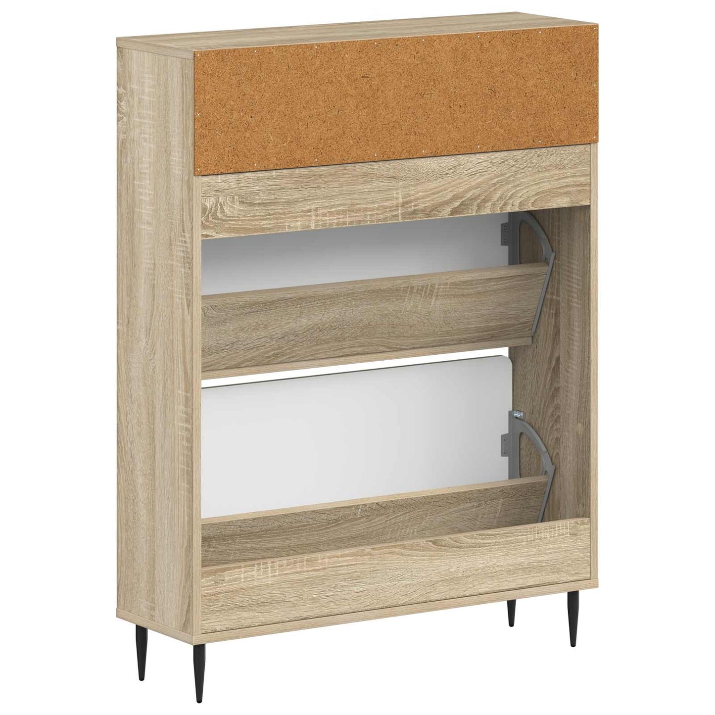 Sko Skap HAARLEM 78 x 24 x 103 cm Konstruert tre Sonoma eik