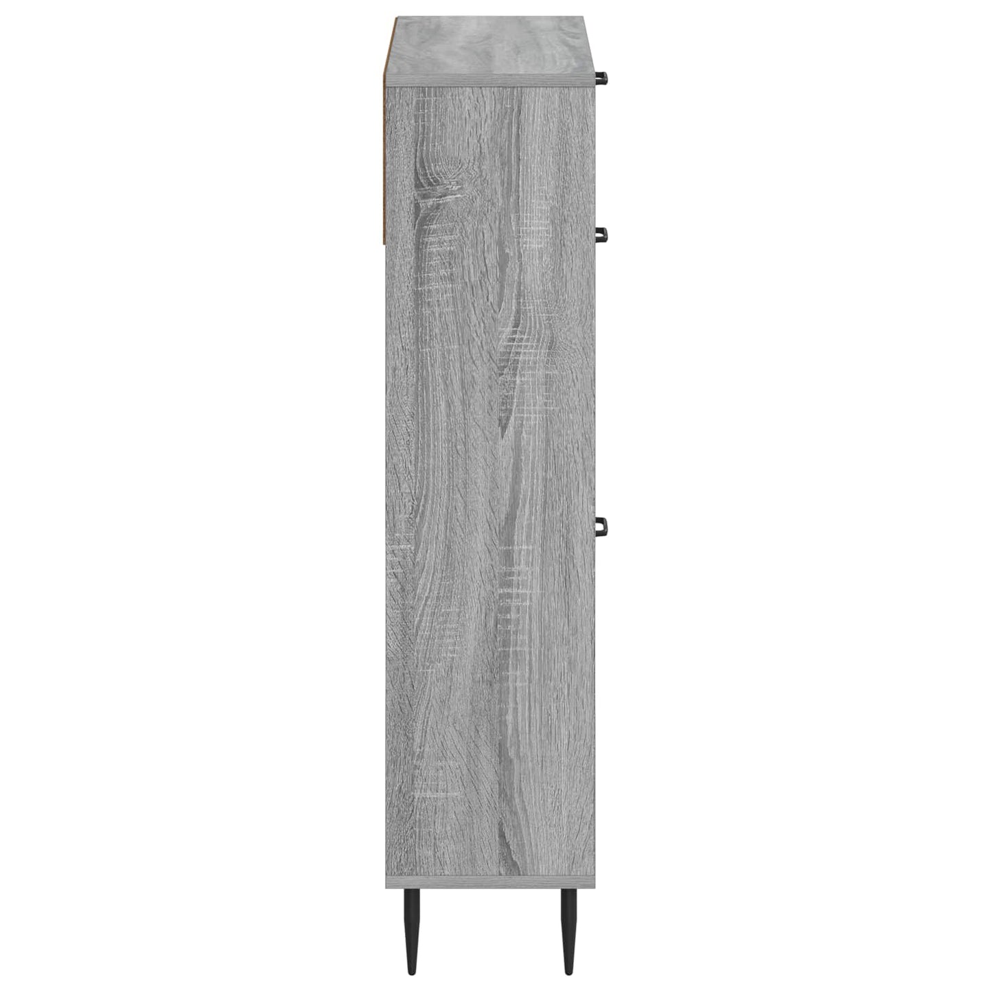 Sko Skap HAARLEM 78 x 24 x 103 cm Konstruert tre Grå Sonoma