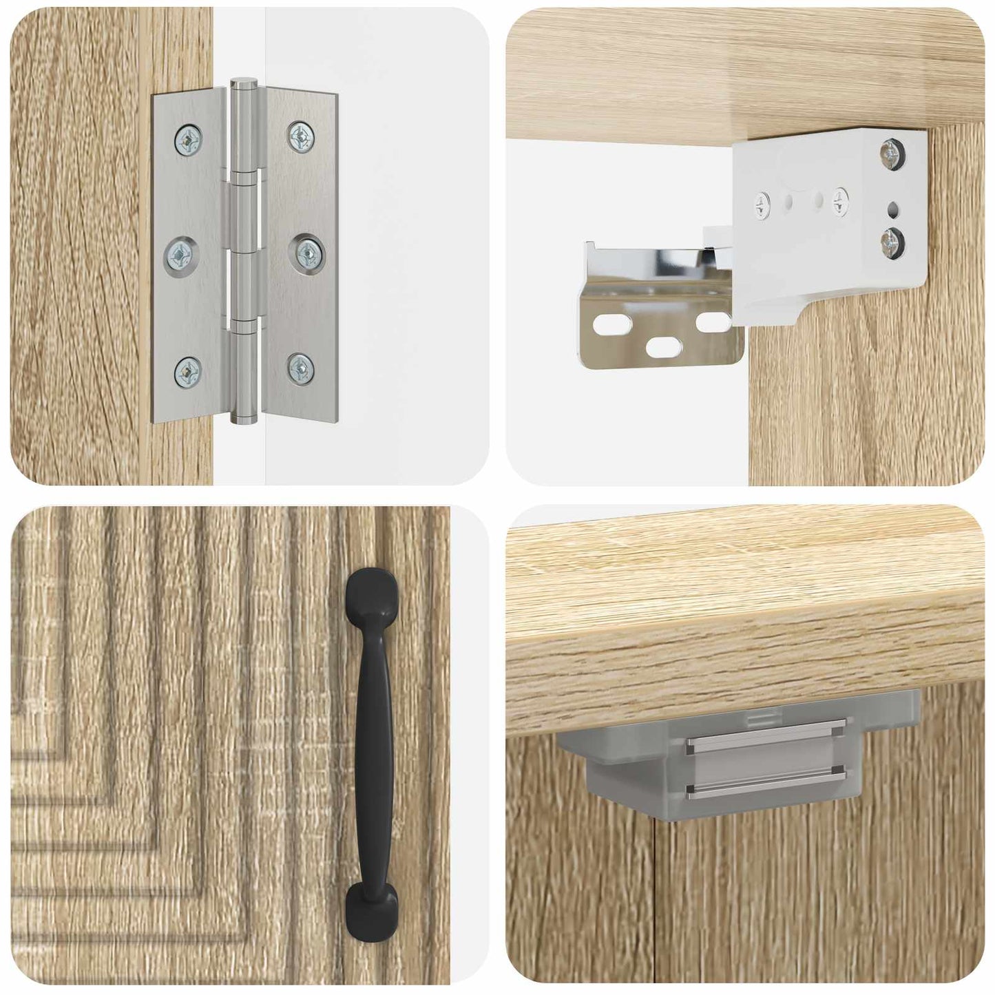 Dartbrettskap HAARLEM Sonoma eik 52,5 x 10,5 x 53,5 cm