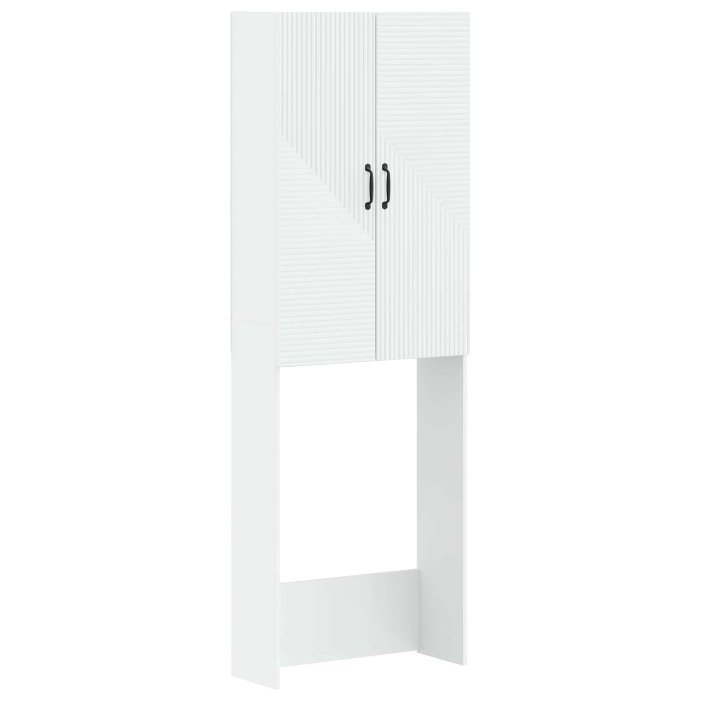 Toalett skap HAARLEM Hvit 66 x 25,5 x 190 cm Konstruert tre
