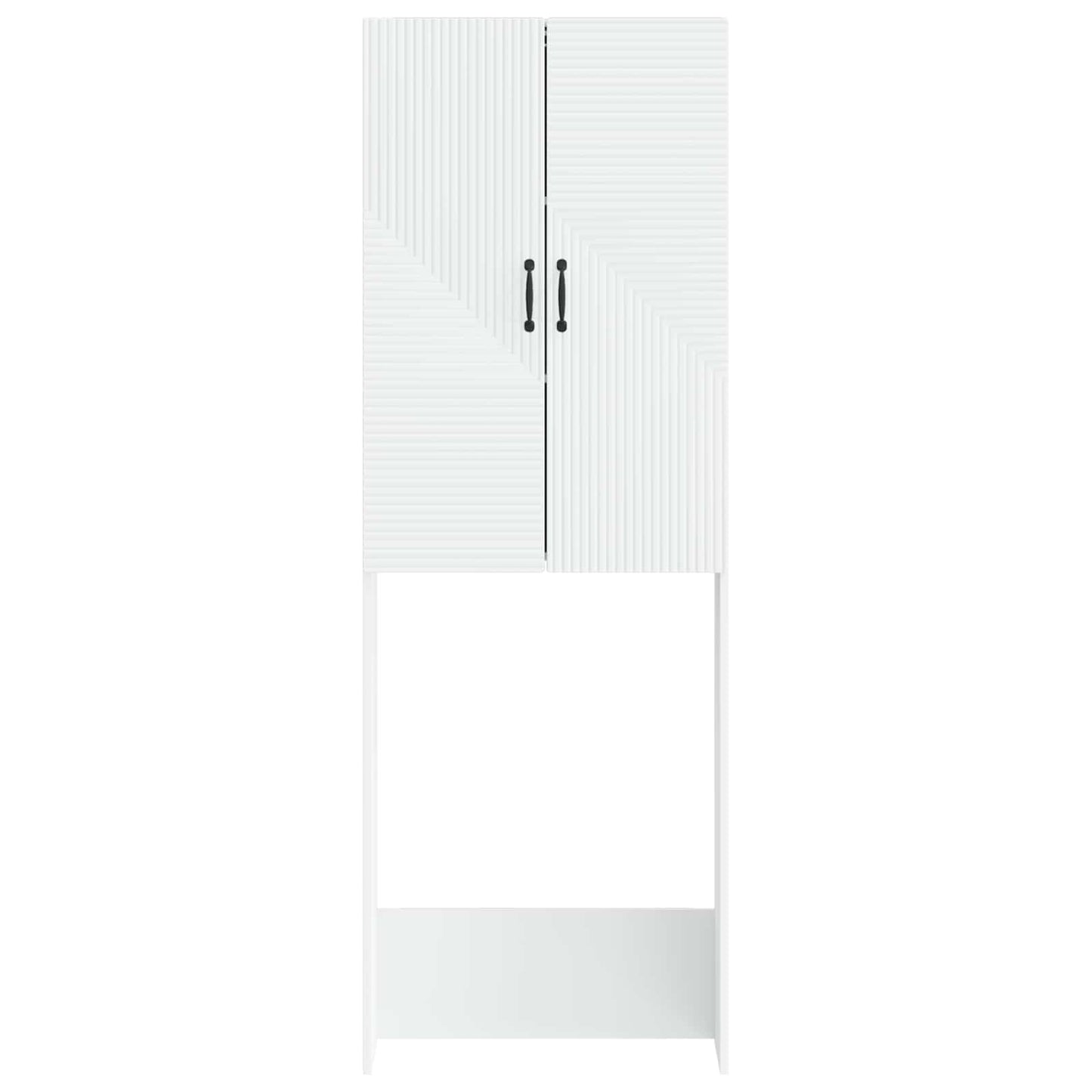 Toalett skap HAARLEM Hvit 66 x 25,5 x 190 cm Konstruert tre
