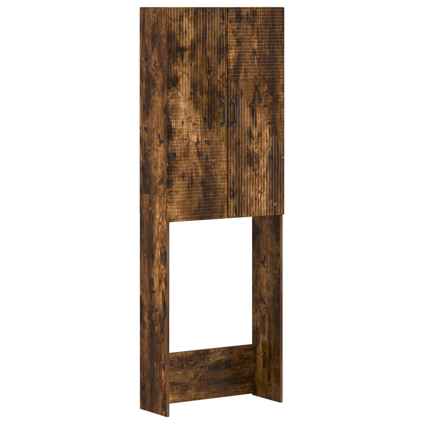 Toalett skap HAARLEM Røkt Eik 66 x 25,5 x 190 cm Konstruert tre