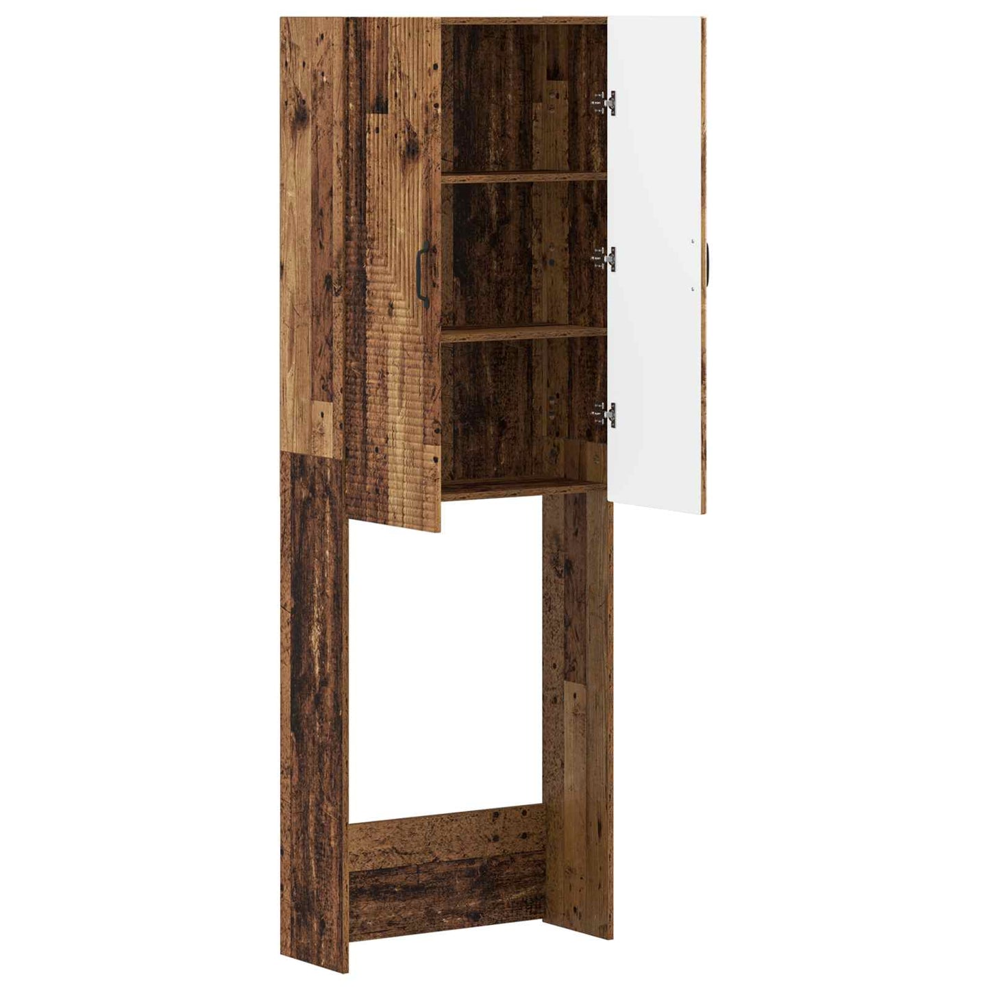 Toalett skap HAARLEM Gammelt tre 66 x 25,5 x 190 cm