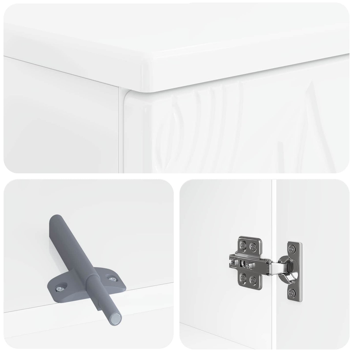 Baderomsvaskeskap DELFT Hvit 59,5 x 31,5 x 59 cm Konstruert tre
