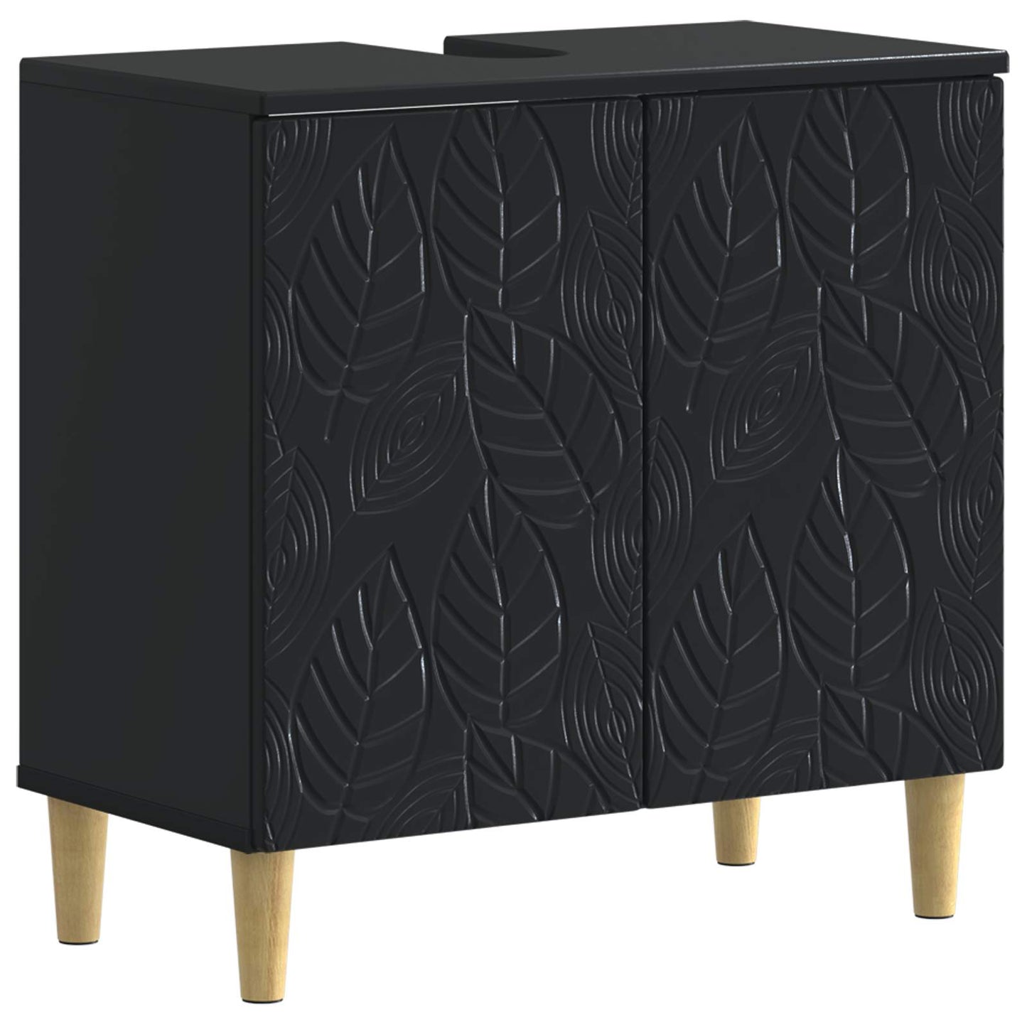 Baderomsvaskeskap DELFT Svart 59,5 x 31,5 x 59 cm
