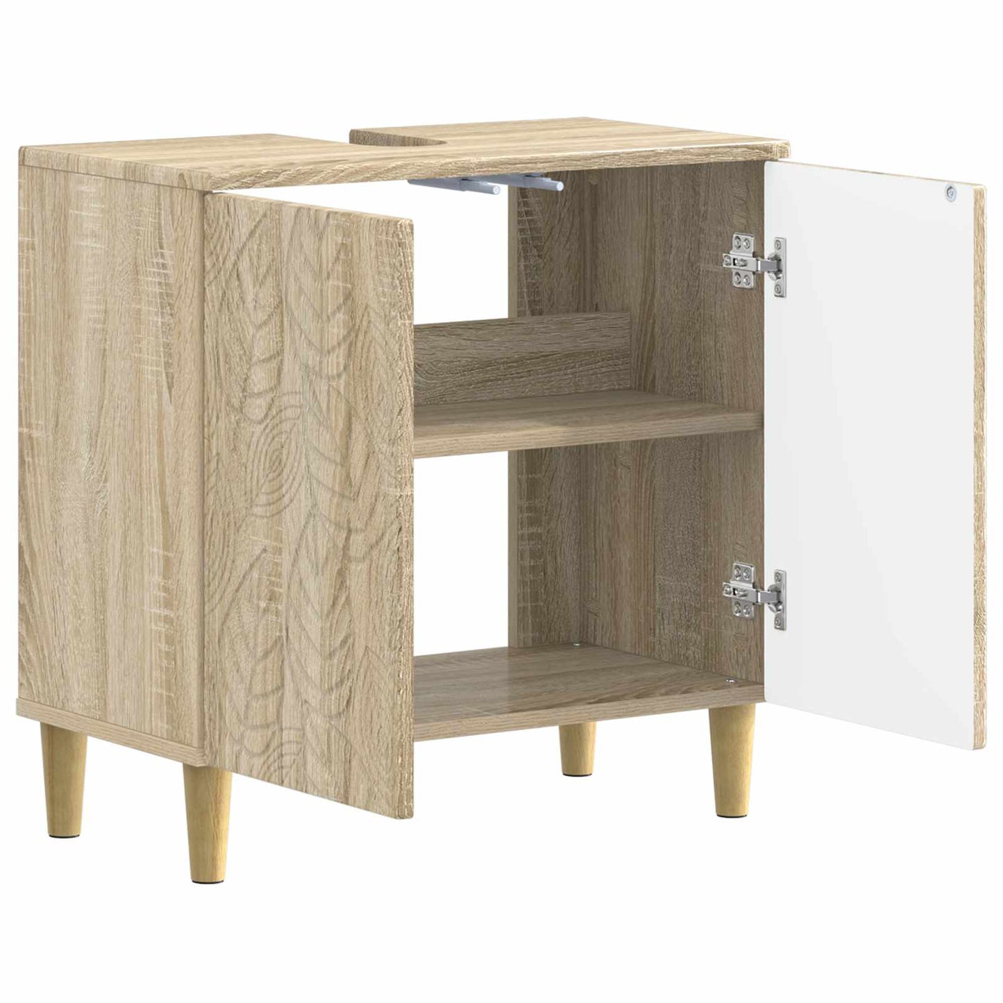 Baderomsvaskeskap DELFT Sonoma eik 59,5 x 31,5 x 59 cm