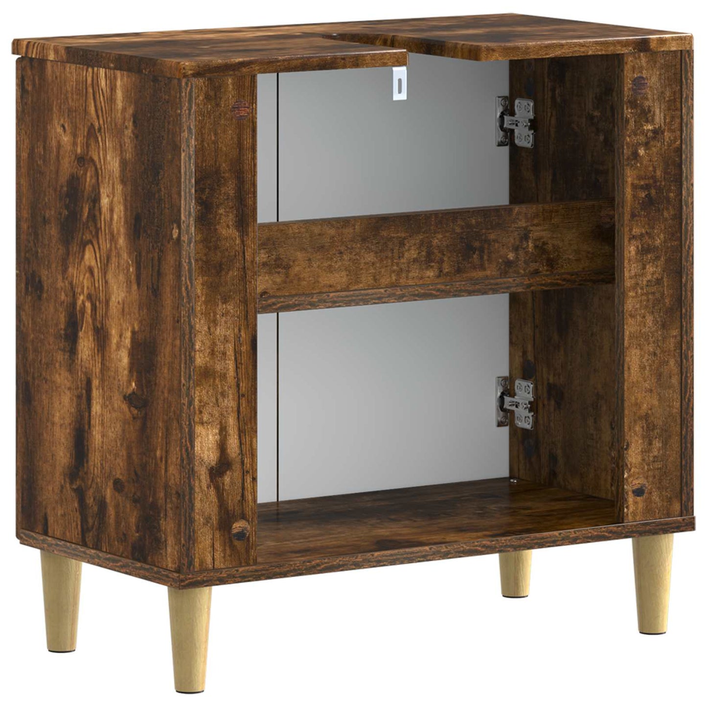 Baderomsvaskeskap DELFT Røkt Eik 59,5 x 31,5 x 59 cm