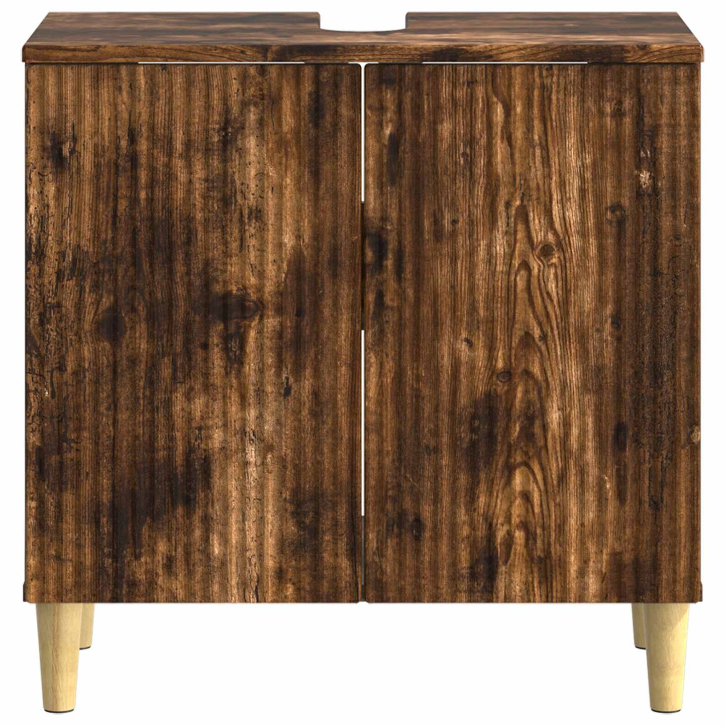 Baderomsvaskeskap DELFT Røkt Eik 59,5 x 31,5 x 59 cm