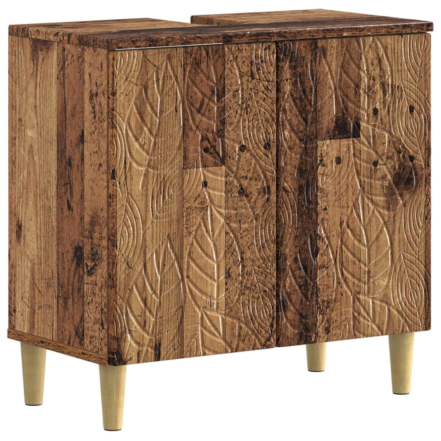 Baderomsvaskeskap DELFT Gammelt tre 59,5 x 31,5 x 59 cm