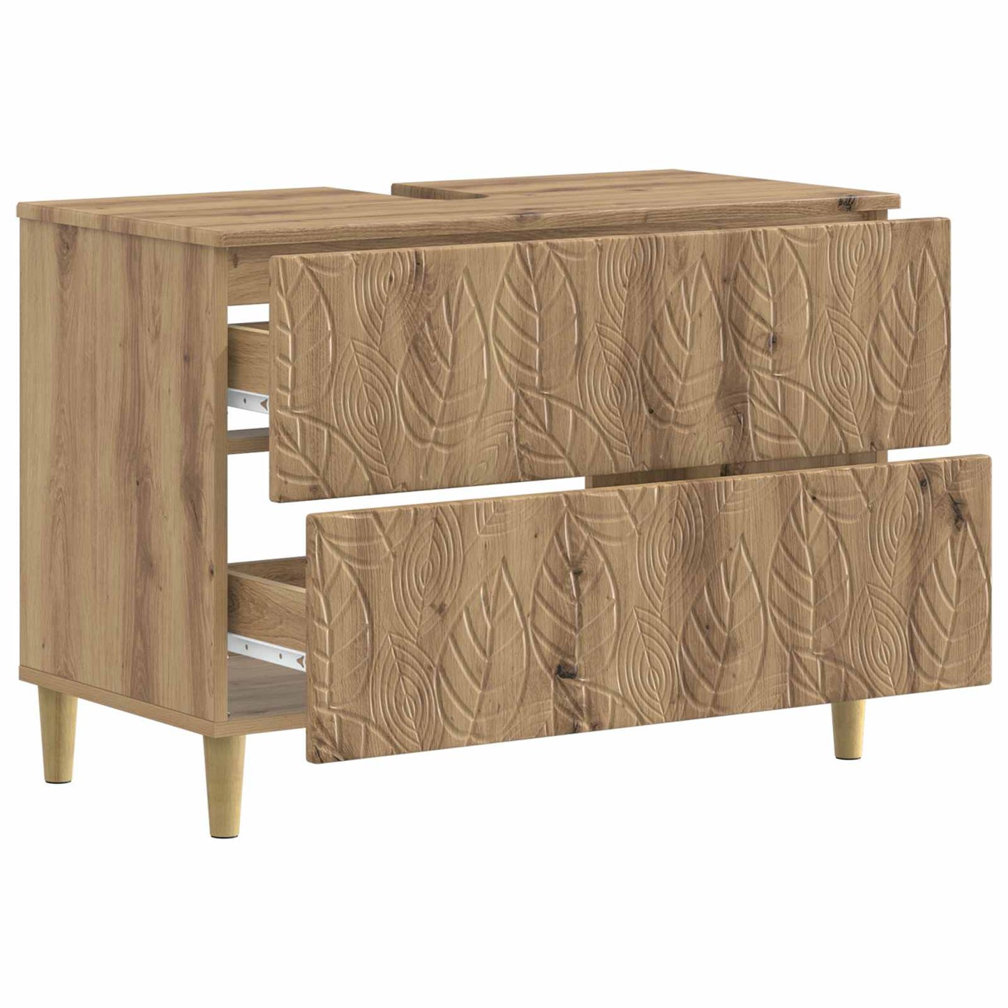 Baderomsvaskeskap DELFT Artisan eik 82 x 41 x 59 cm