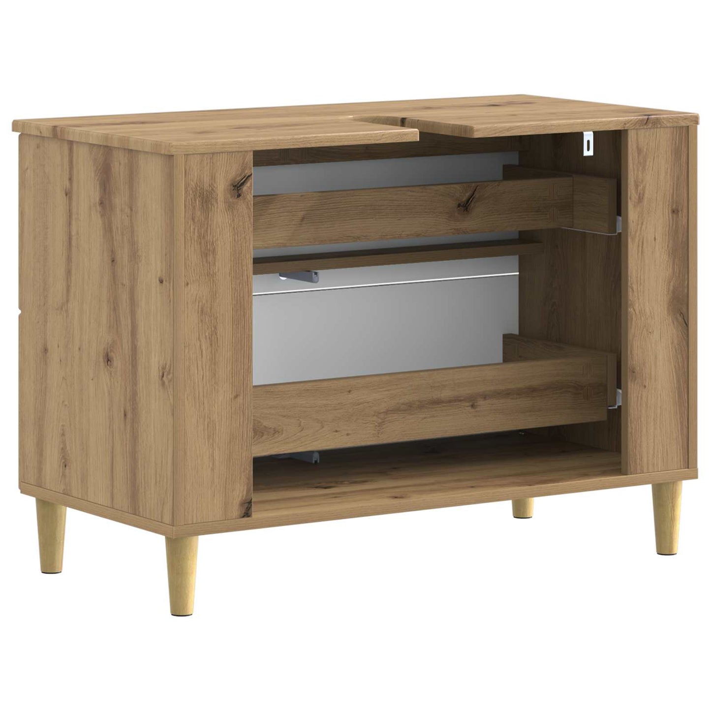 Baderomsvaskeskap DELFT Artisan eik 82 x 41 x 59 cm