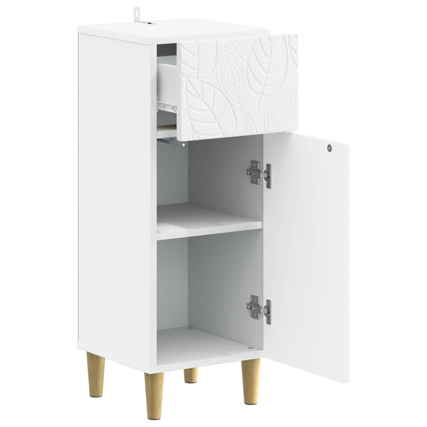 Baderom Oppbevaringsskap DELFT Hvit 30 x 31 x 80 cm