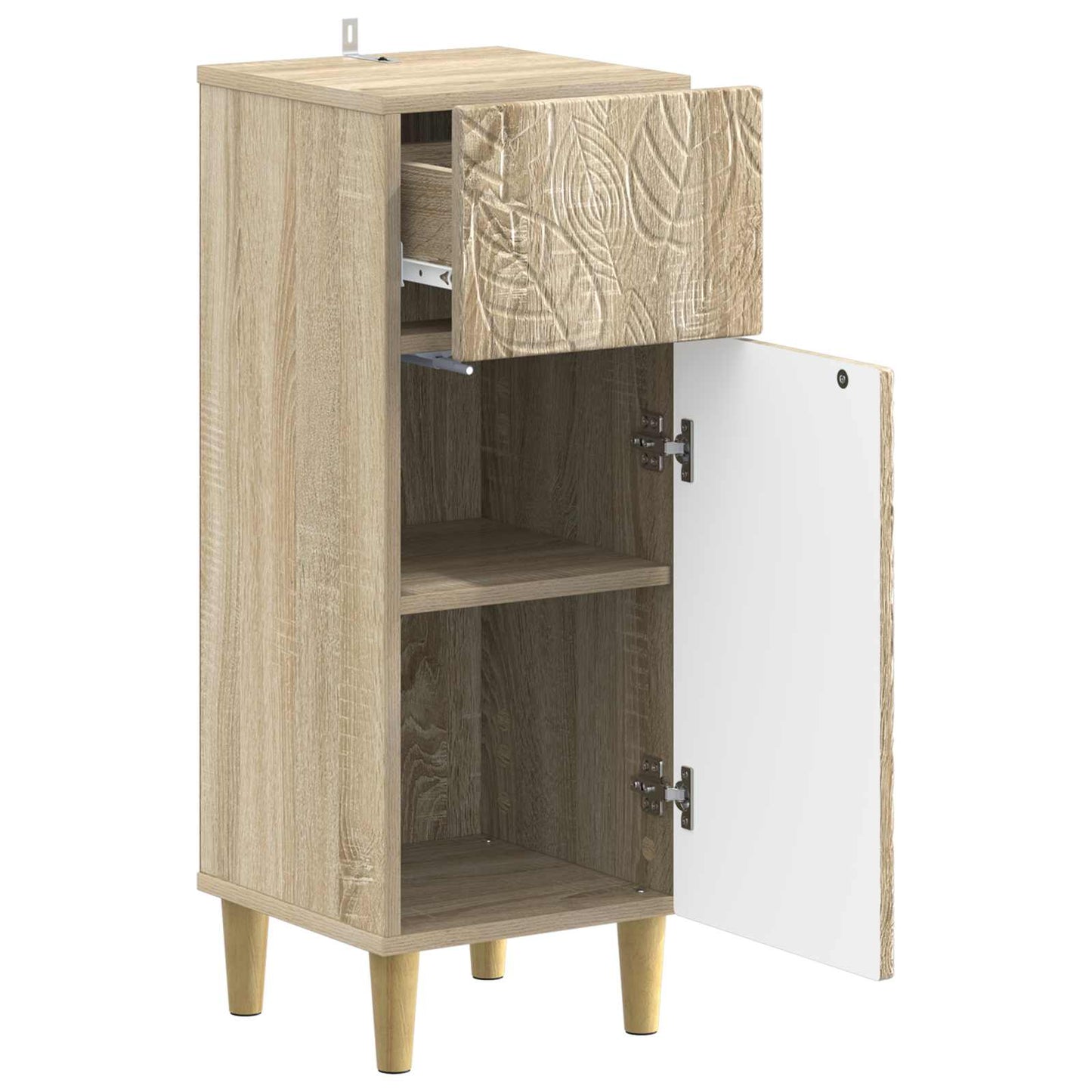 Baderom Oppbevaringsskap DELFT Sonoma eik 30 x 31 x 80 cm