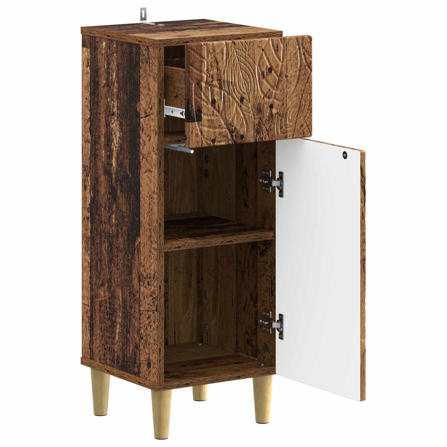 Baderom Oppbevaringsskap DELFT Gammelt tre 30 x 31 x 80 cm