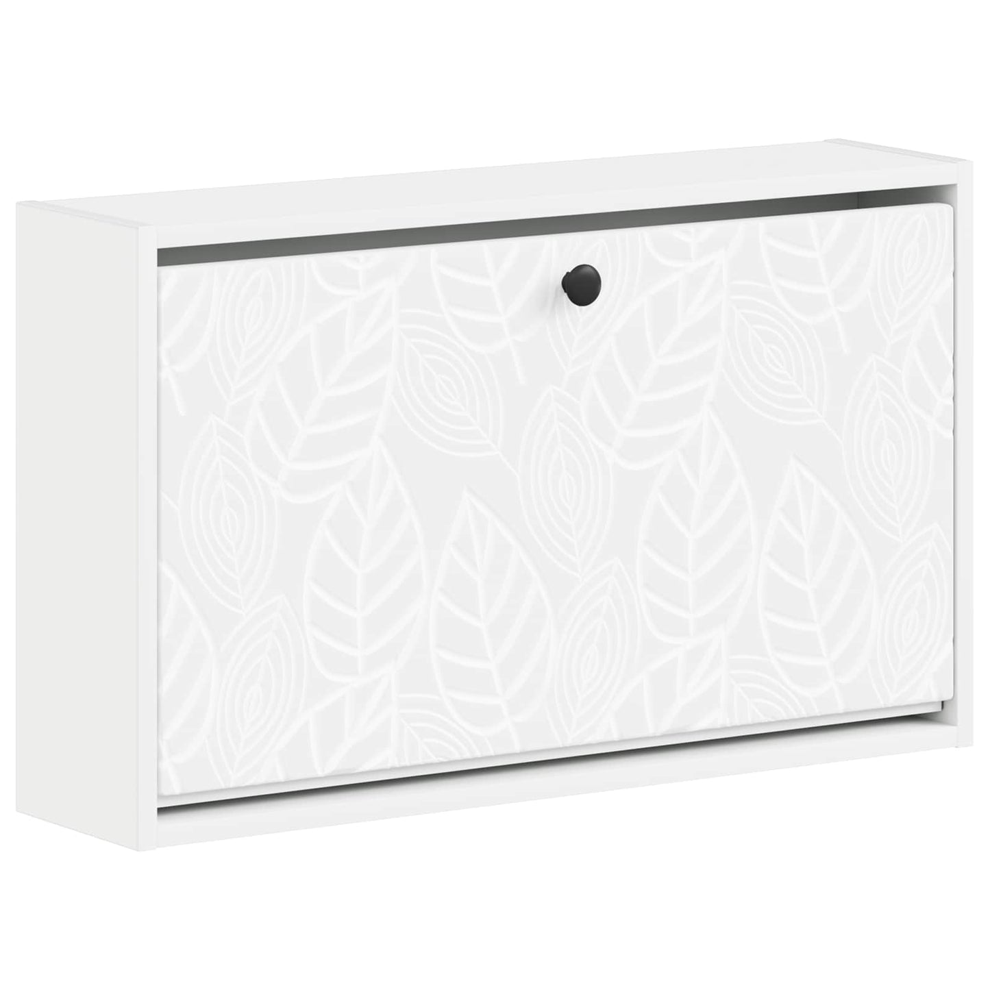Vegghengt skoskap DELFT 71 x 17 x 43 cm Konstruert tre Hvit