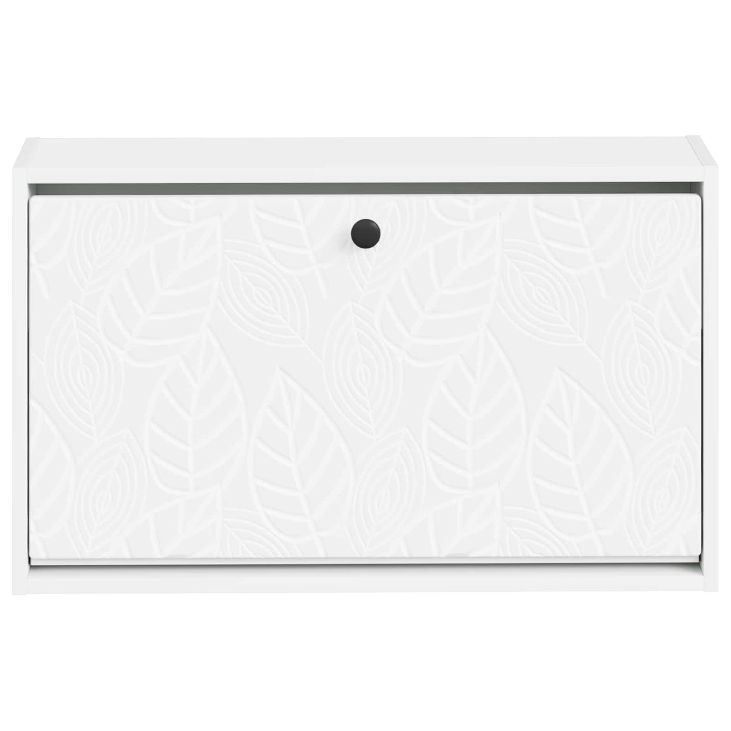 Vegghengt skoskap DELFT 71 x 17 x 43 cm Konstruert tre Hvit