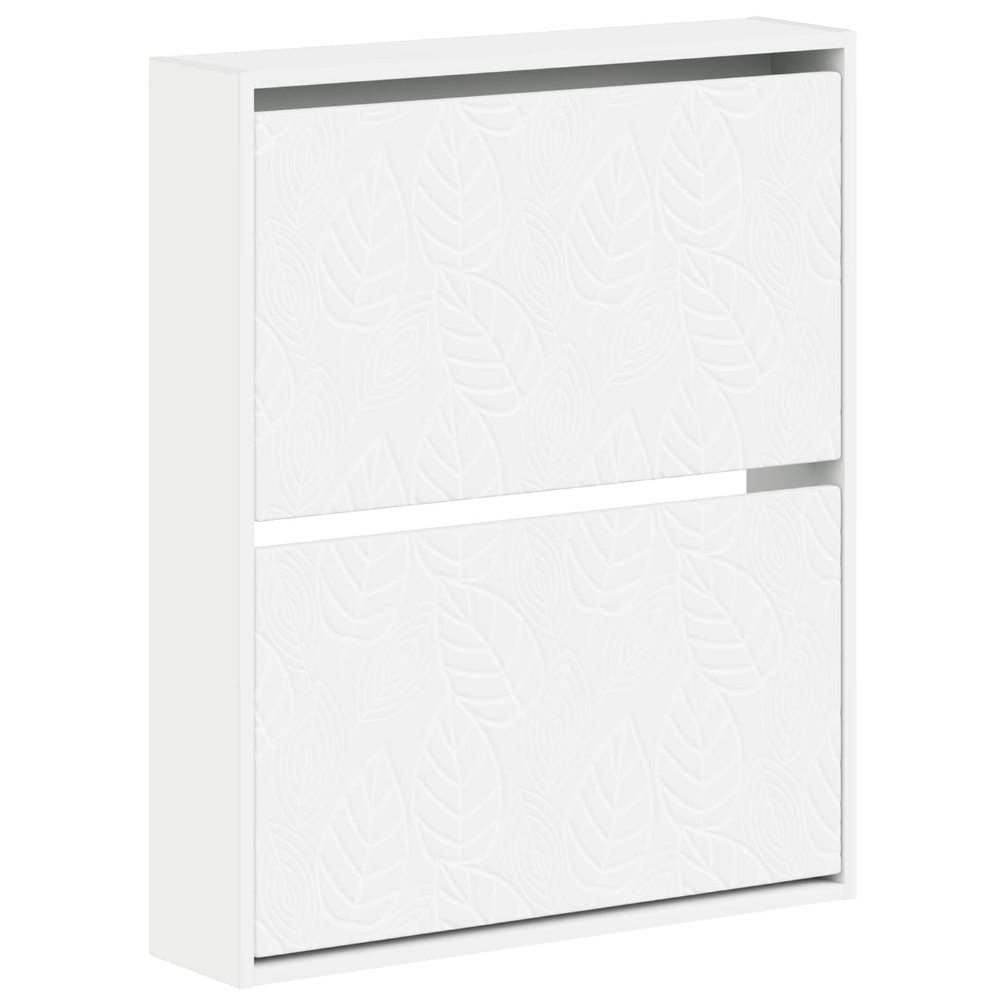 Vegghengt skoskap DELFT 71 x 17 x 86 cm Konstruert tre Hvit