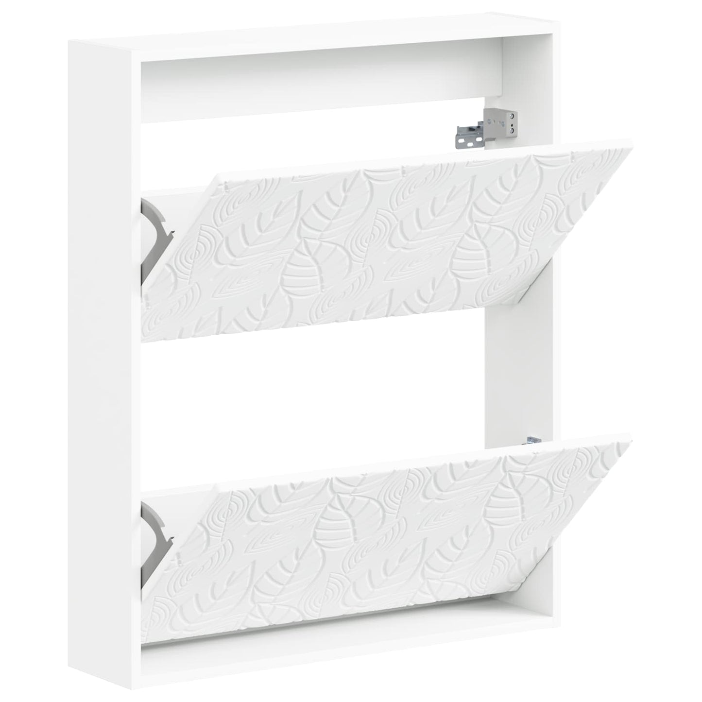 Vegghengt skoskap DELFT 71 x 17 x 86 cm Konstruert tre Hvit