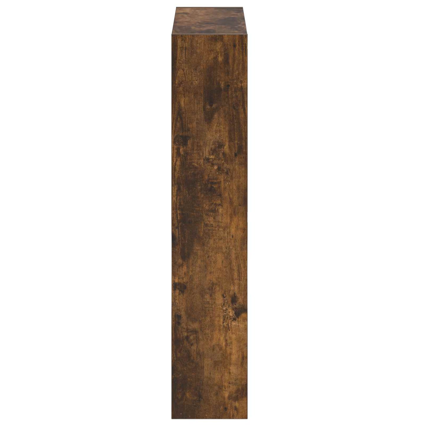 Vegghengt skoskap DELFT 71 x 17 x 86 cm Konstruert tre Røkt Eik