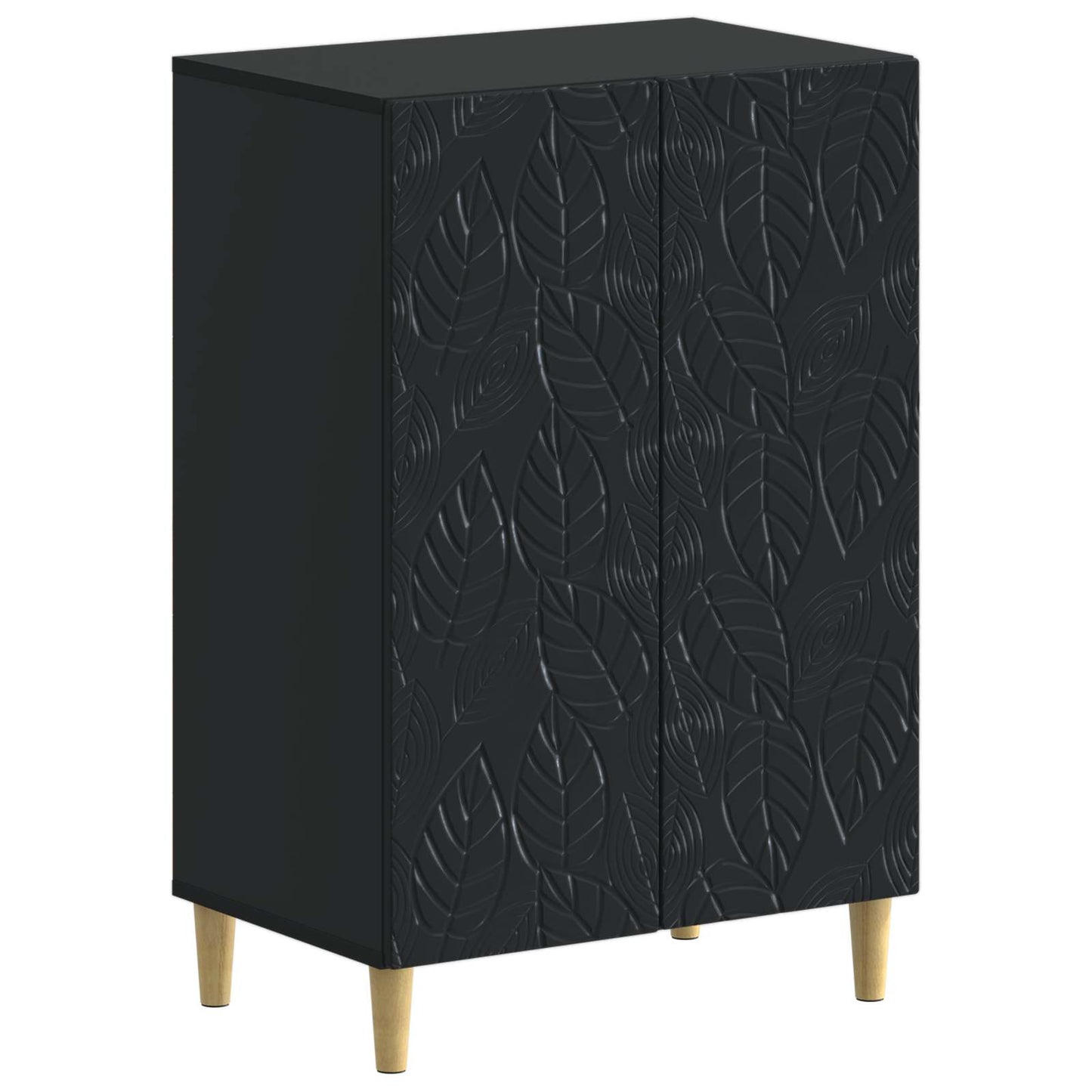 Sko Skap DELFT 59,5 x 39,5 x 90 cm Konstruert tre Svart