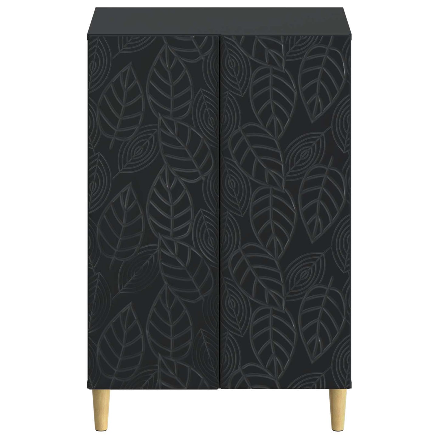 Sko Skap DELFT 59,5 x 39,5 x 90 cm Konstruert tre Svart