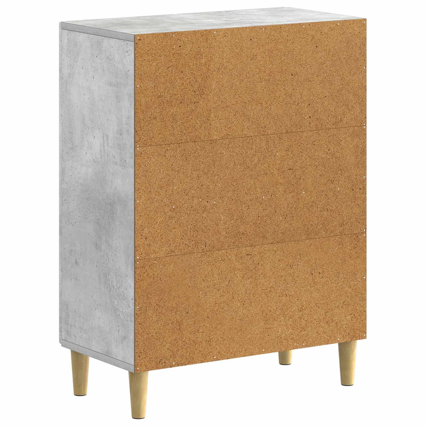 Sko Skap DELFT 59,5 x 39,5 x 90 cm Konstruert tre Betonggrå