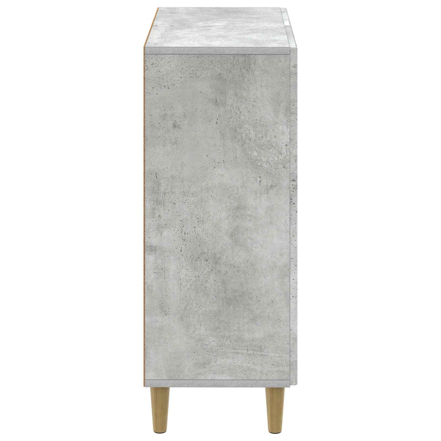 Sko Skap DELFT 59,5 x 39,5 x 90 cm Konstruert tre Betonggrå