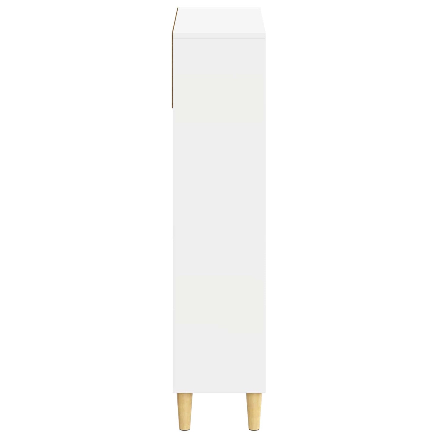 Sko Skap DELFT 78 x 24 x 103 cm Konstruert tre Hvit