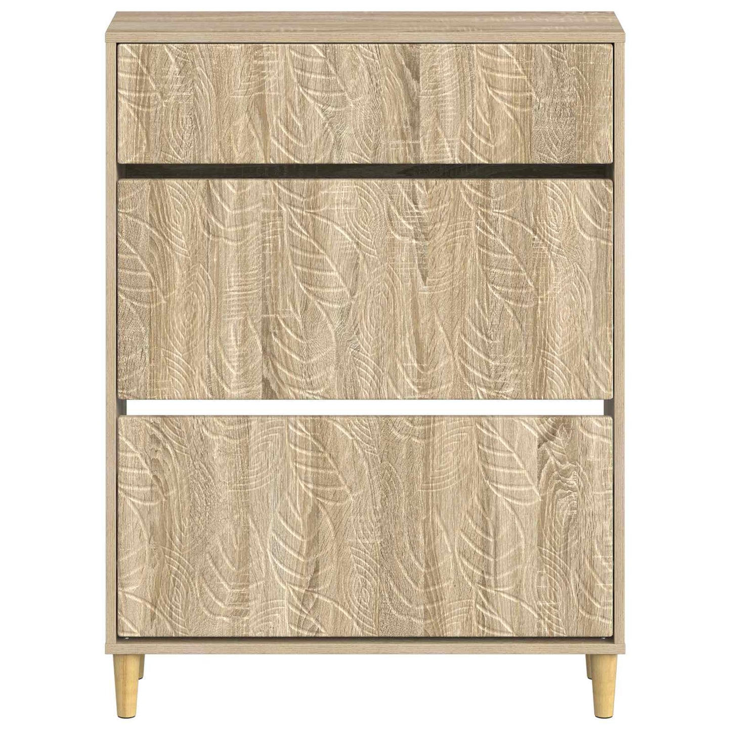 Sko Skap DELFT 78 x 24 x 103 cm Konstruert tre Sonoma eik