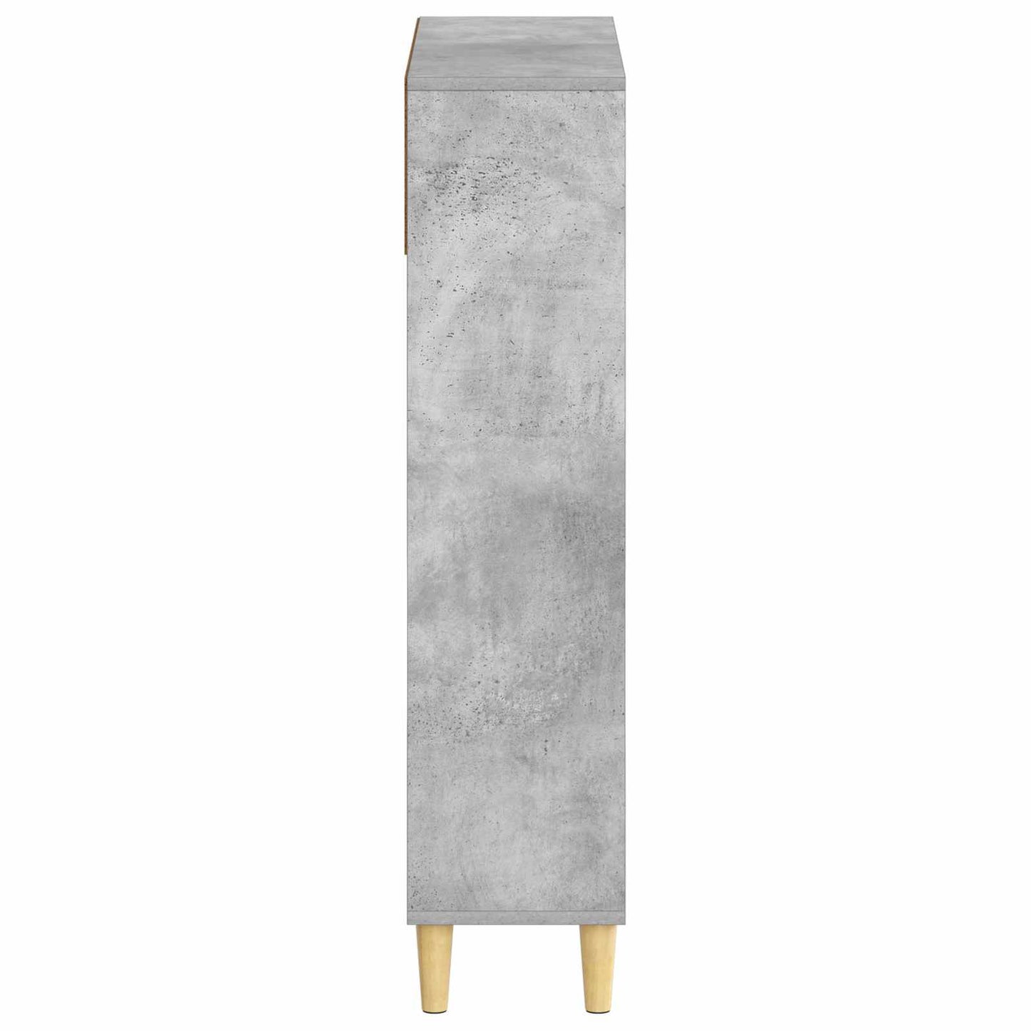 Sko Skap DELFT 78 x 24 x 103 cm Konstruert tre Betonggrå