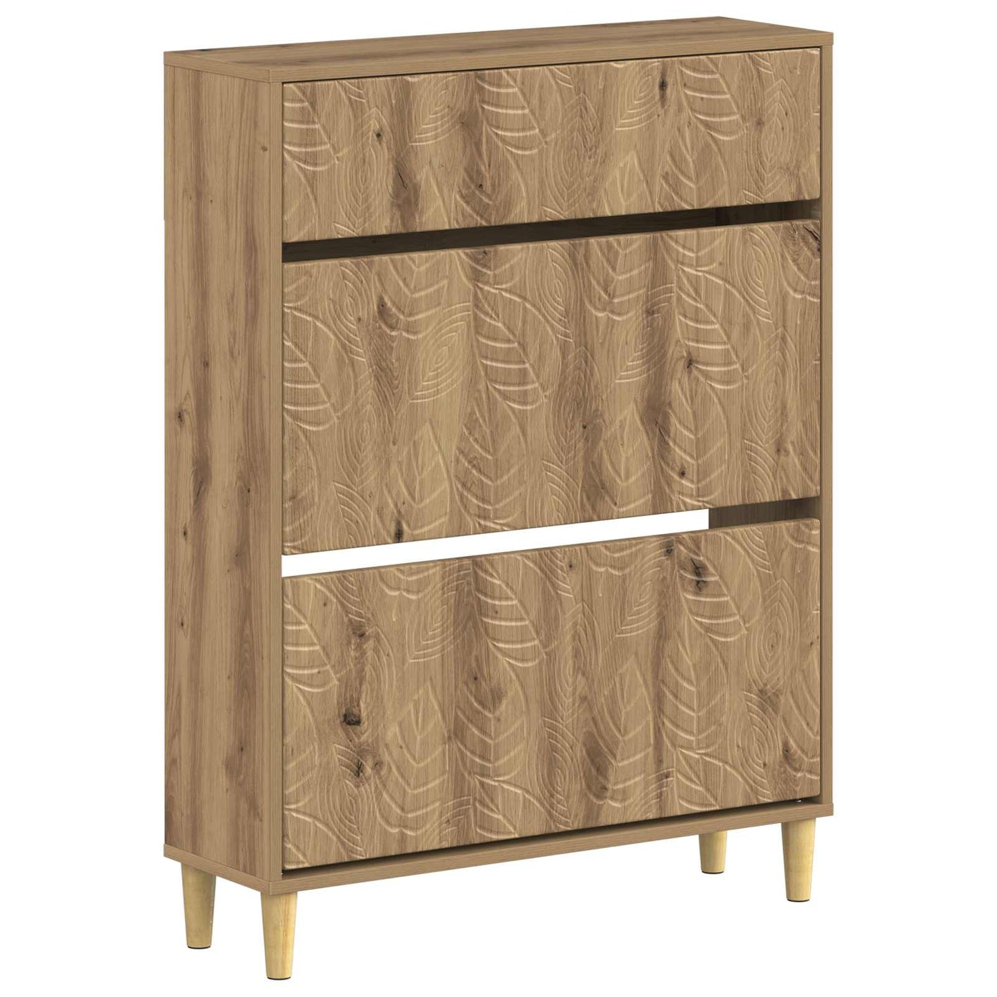 Sko Skap DELFT 78 x 24 x 103 cm Konstruert tre Artisan eik