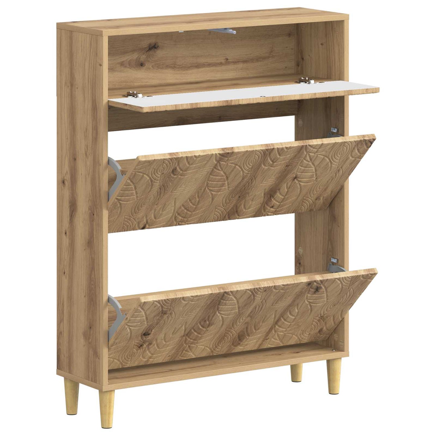 Sko Skap DELFT 78 x 24 x 103 cm Konstruert tre Artisan eik