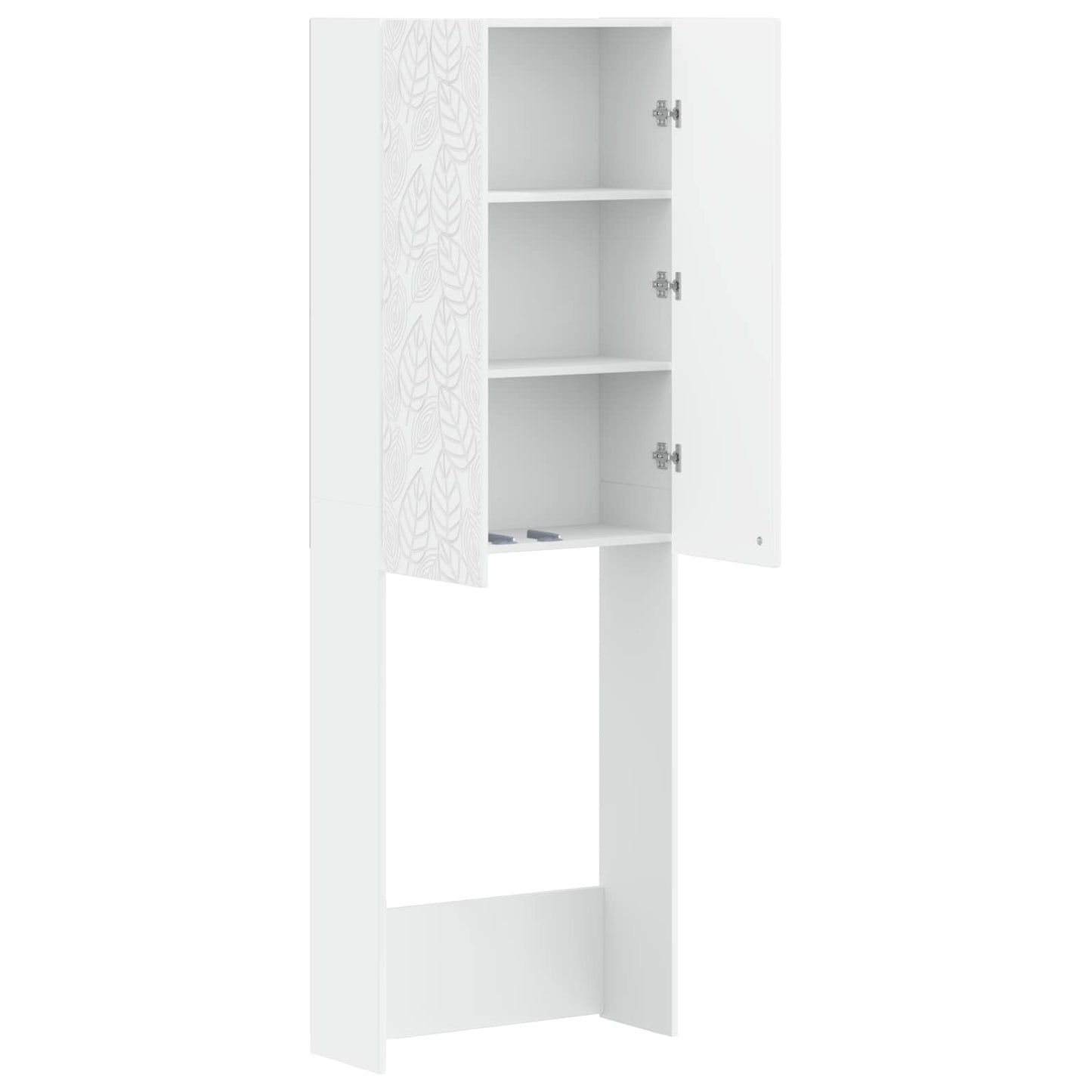 Toalett skap DELFT Hvit 66 x 25,5 x 190 cm Konstruert tre
