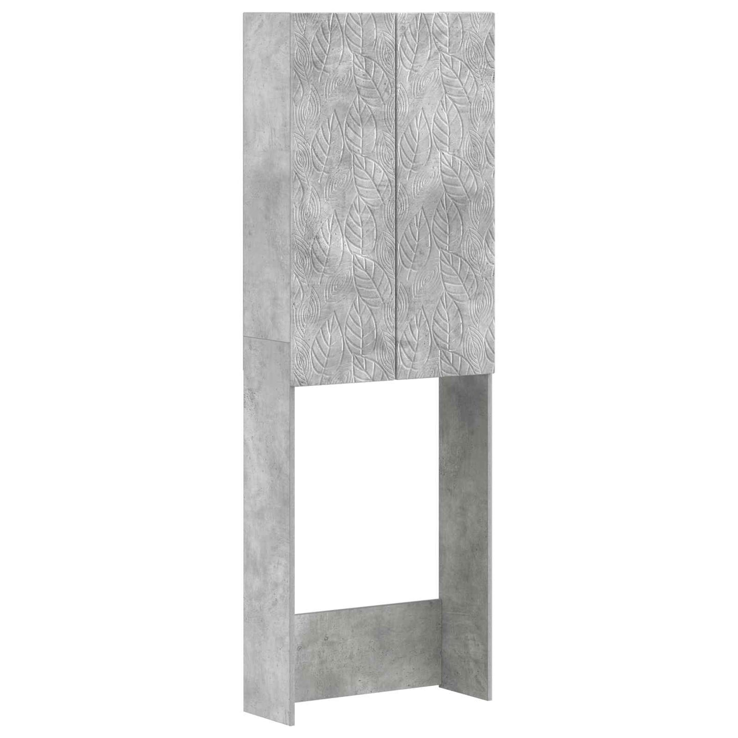 Toalett skap DELFT Betonggrå 66 x 25,5 x 190 cm Konstruert tre