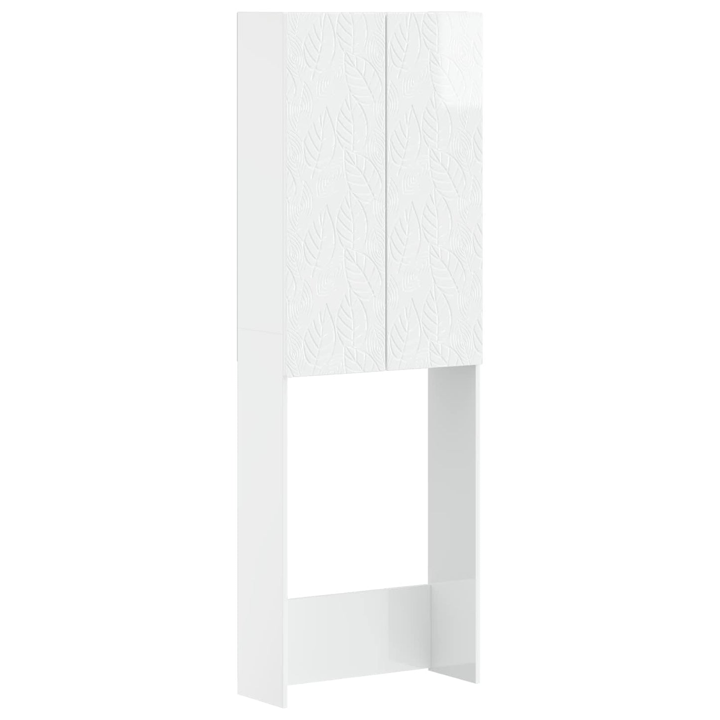 Toalett skap DELFT Høgglans hvit 66 x 25,5 x 190 cm