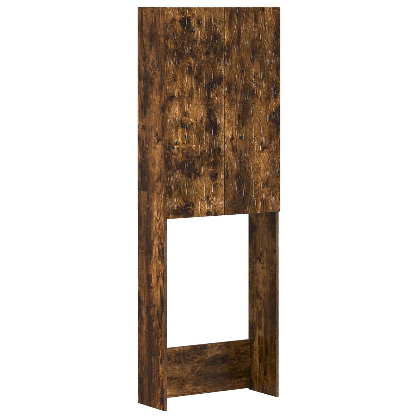 Toalett skap DELFT Røkt Eik 66 x 25,5 x 190 cm Konstruert tre