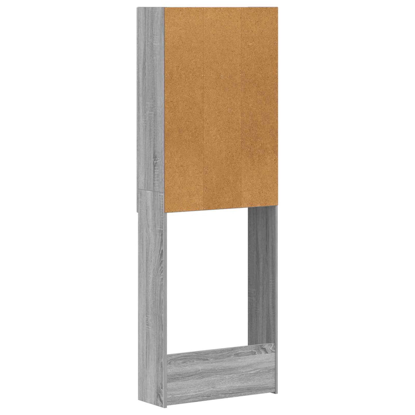 Toalett skap DELFT Grå Sonoma 66 x 25,5 x 190 cm Konstruert tre
