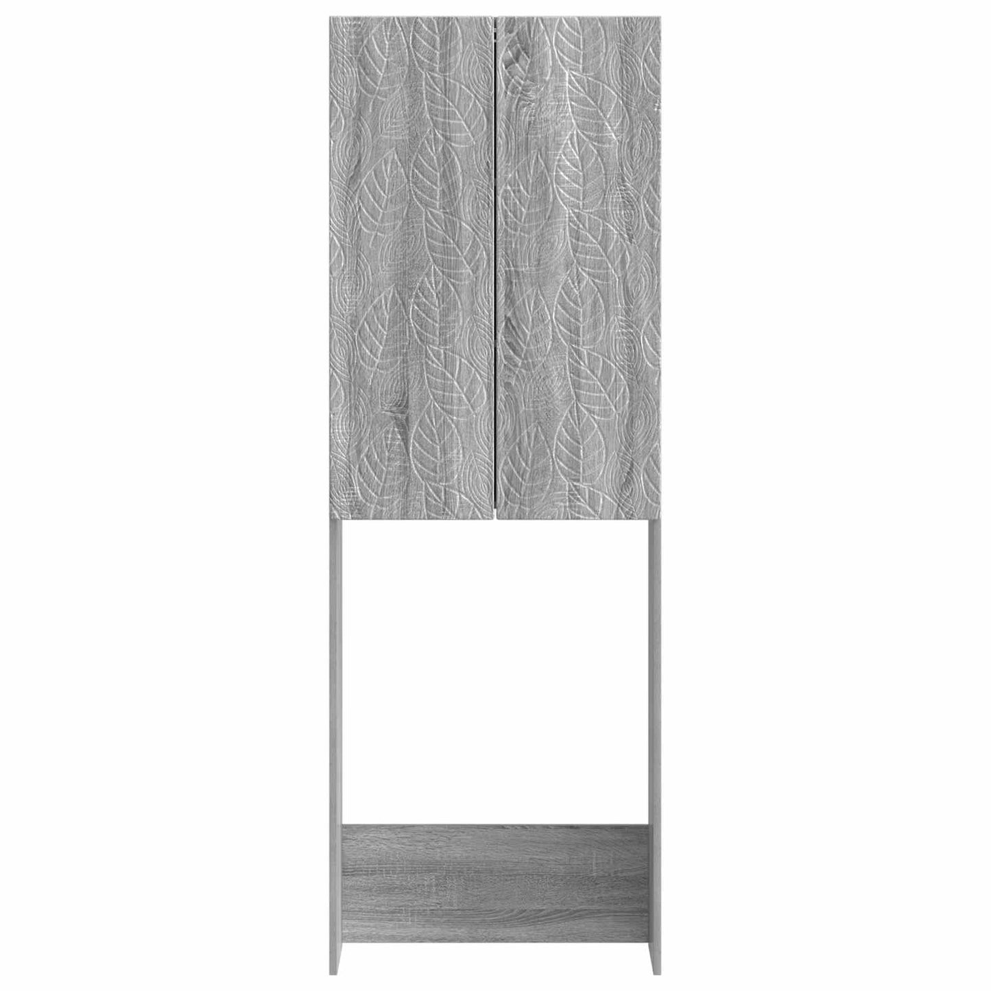 Toalett skap DELFT Grå Sonoma 66 x 25,5 x 190 cm Konstruert tre