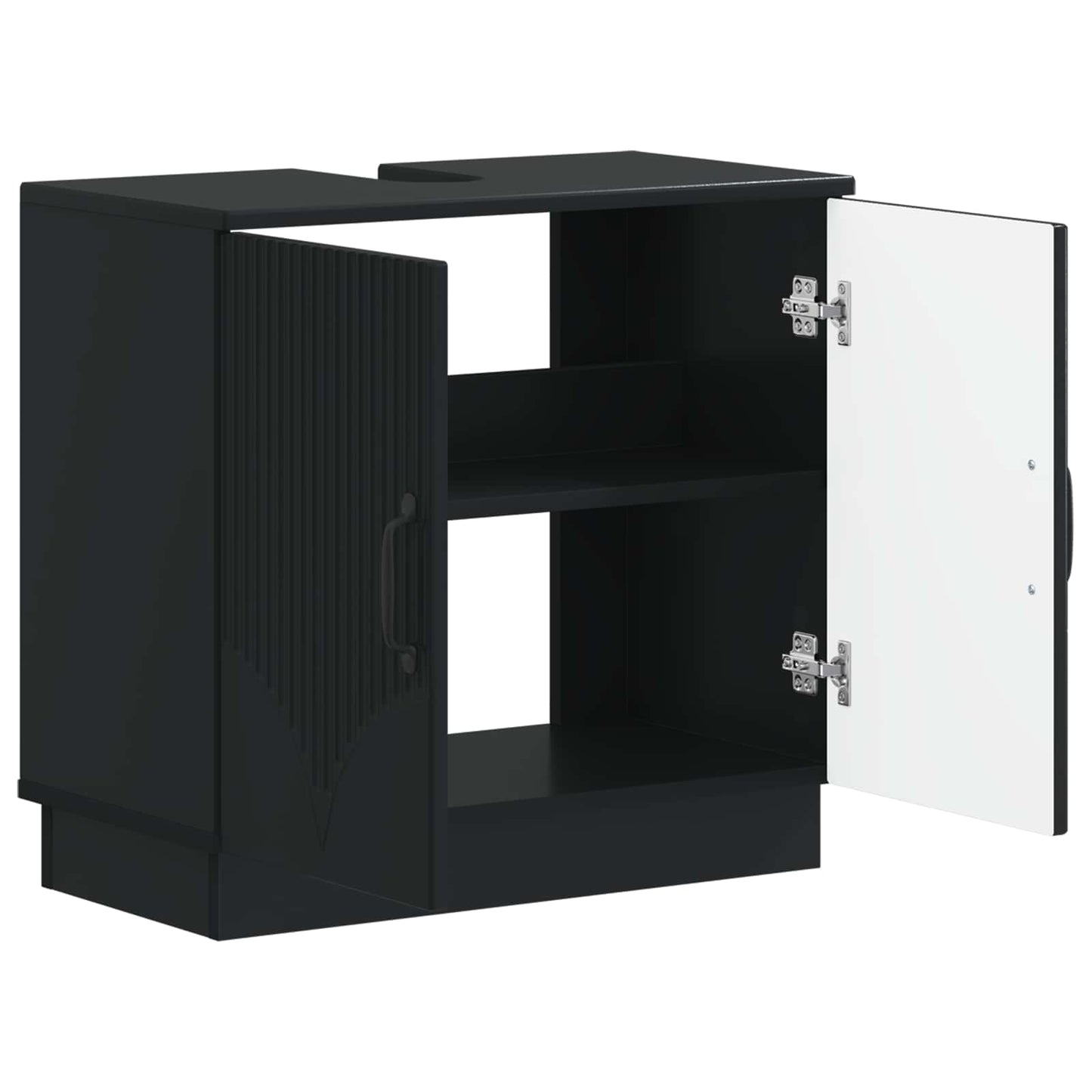 Baderomsvaskeskap HOORN Svart 59,5 x 31,5 x 56 cm