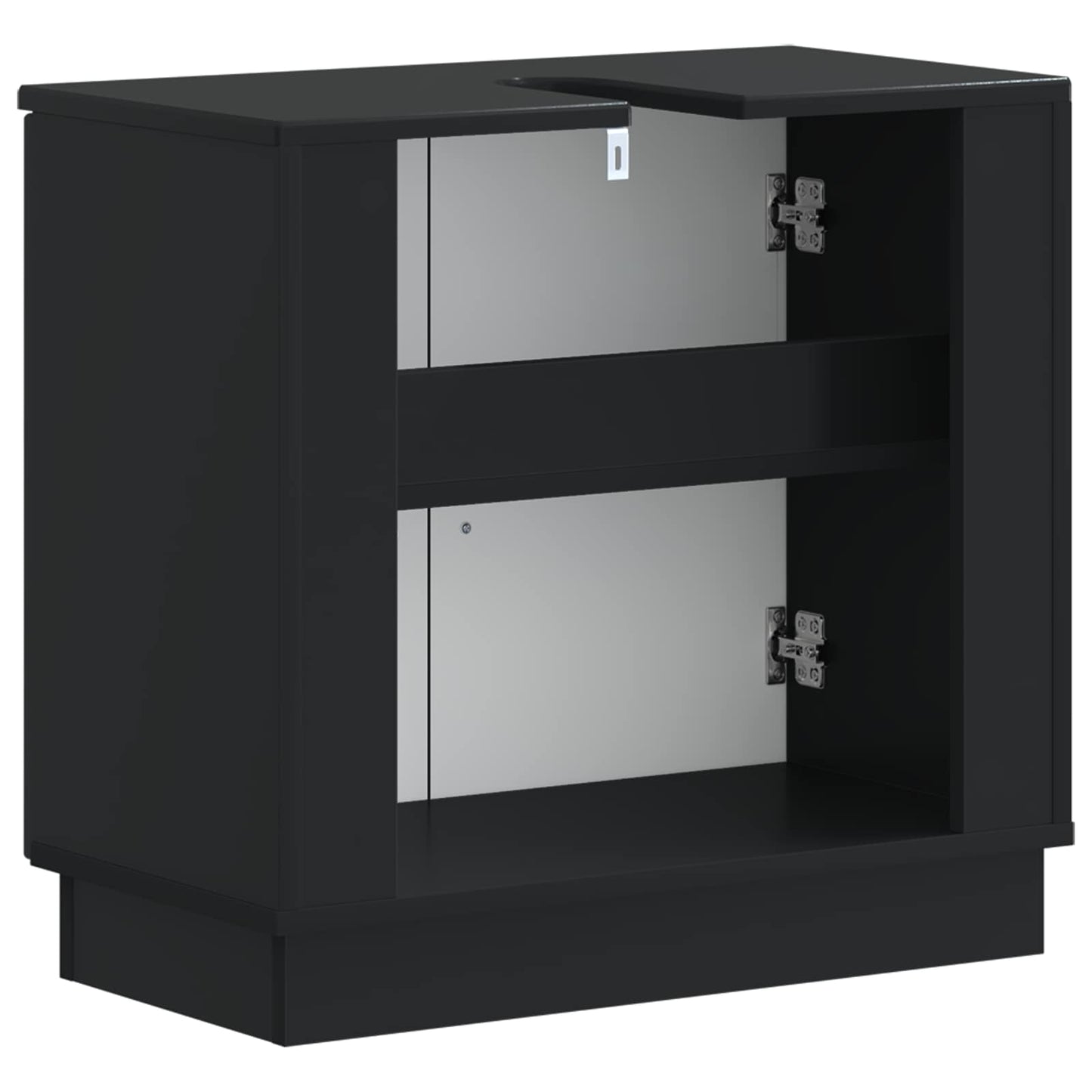 Baderomsvaskeskap HOORN Svart 59,5 x 31,5 x 56 cm