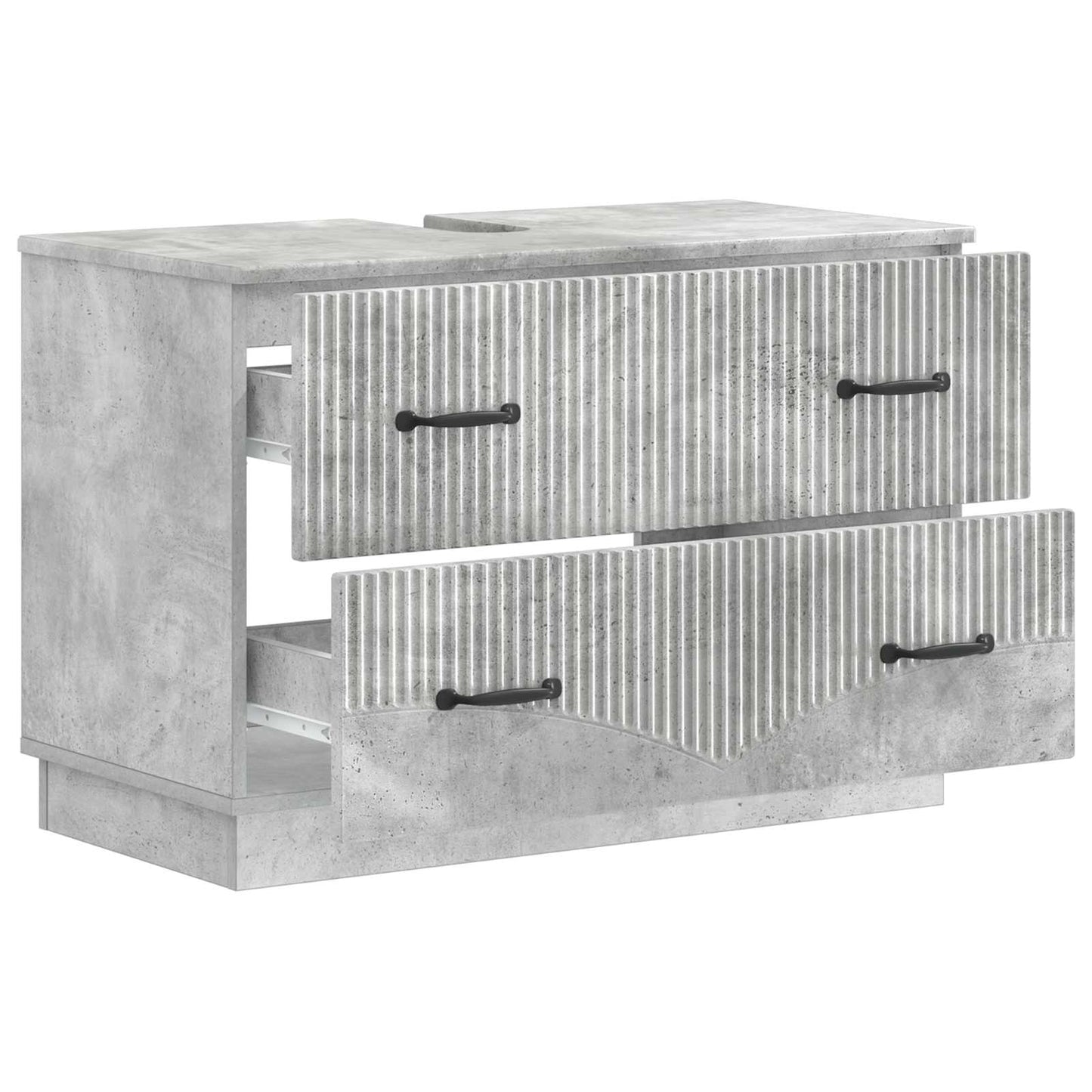 Baderomsvaskeskap HOORN Betonggrå 82 x 41 x 56 cm