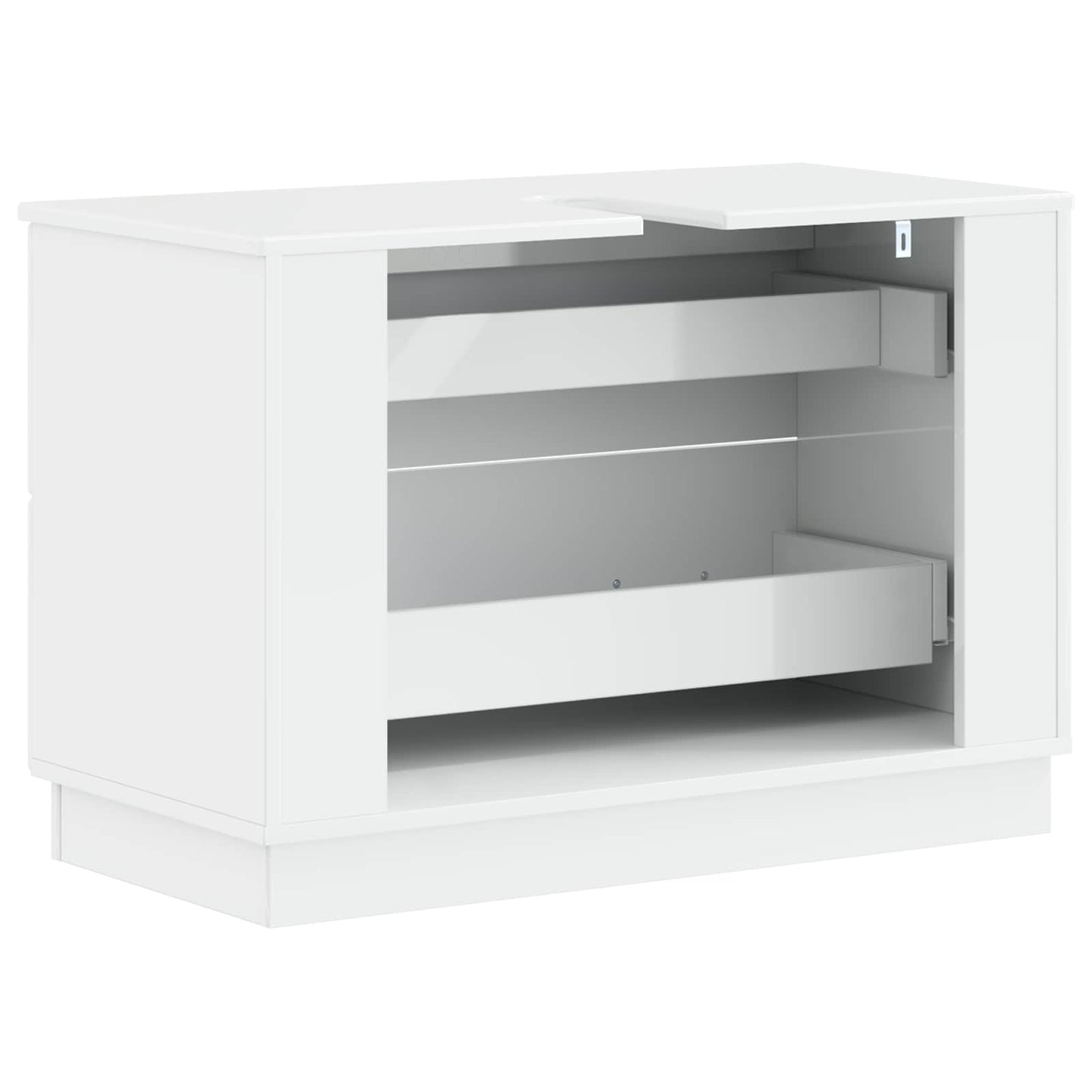 Baderomsvaskeskap HOORN Høgglans hvit 82 x 41 x 56 cm