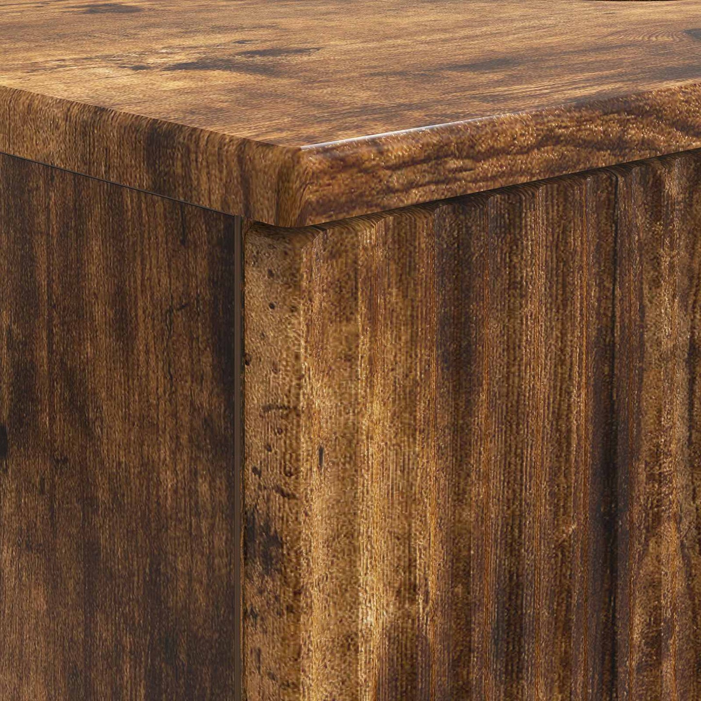 Baderomsvaskeskap HOORN Røkt Eik 82 x 41 x 56 cm Konstruert tre