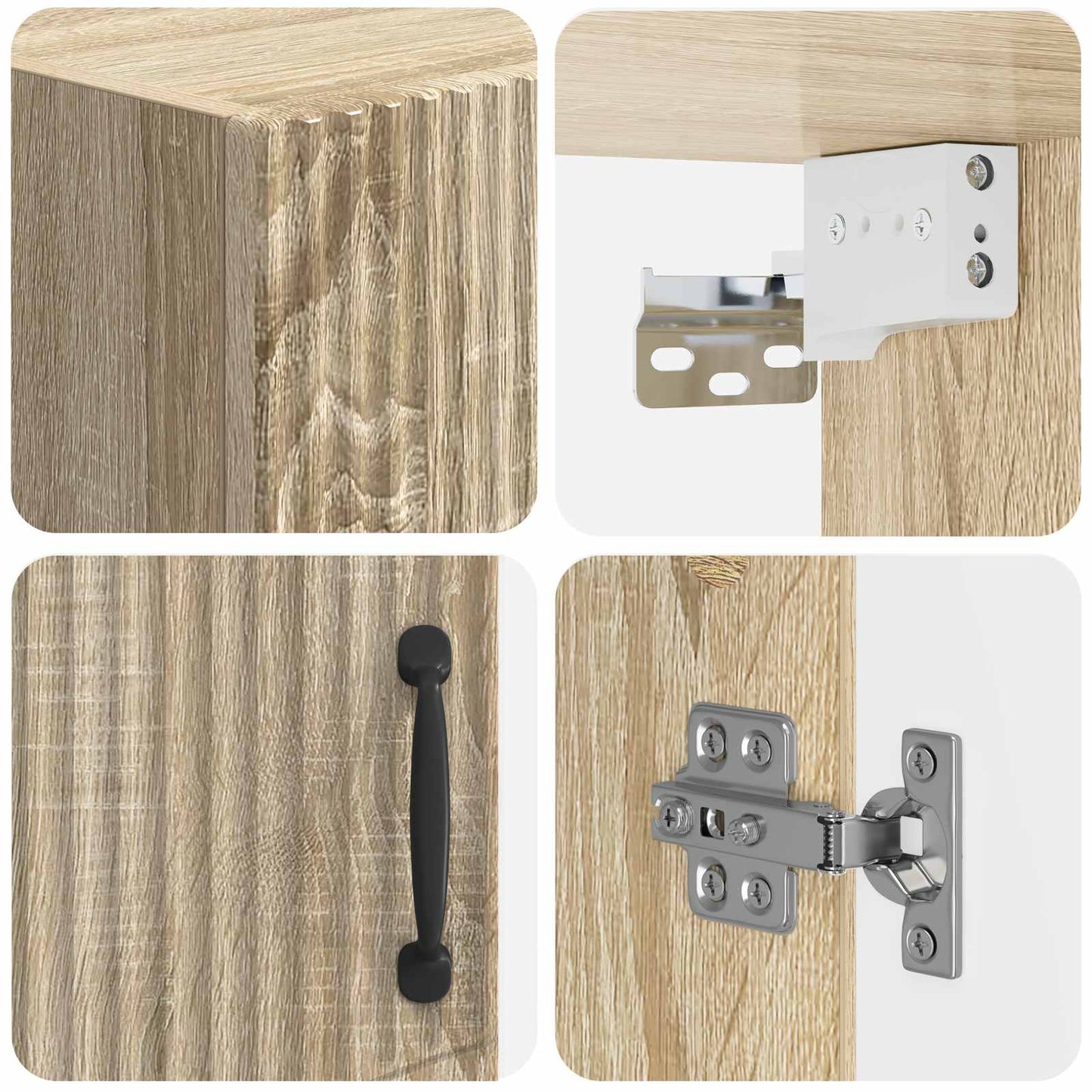 Baderom veggskap HOORN Sonoma eik 30 x 31 x 59 cm