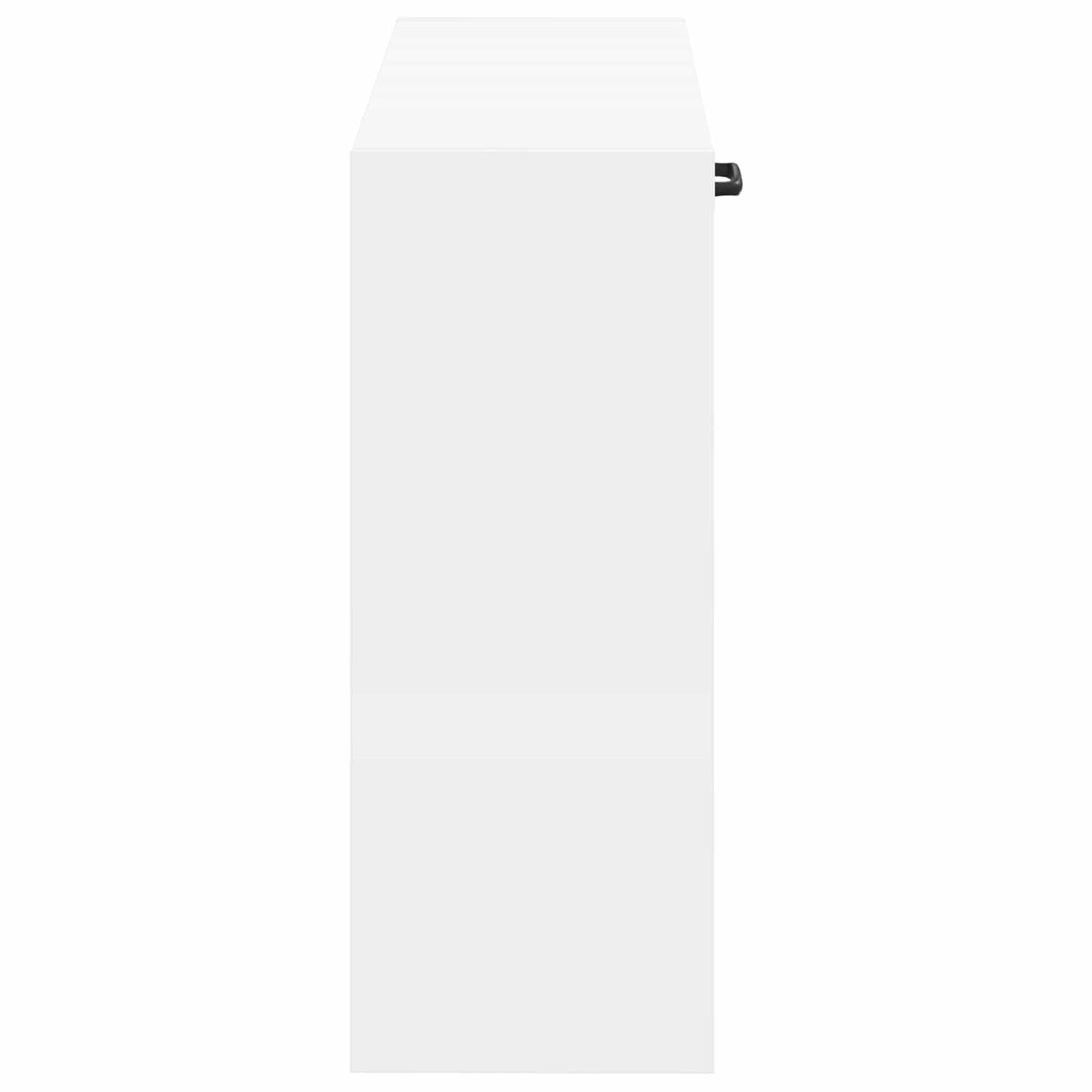 Vegghengt skoskap HOORN 71 x 17 x 43 cm Konstruert tre Hvit