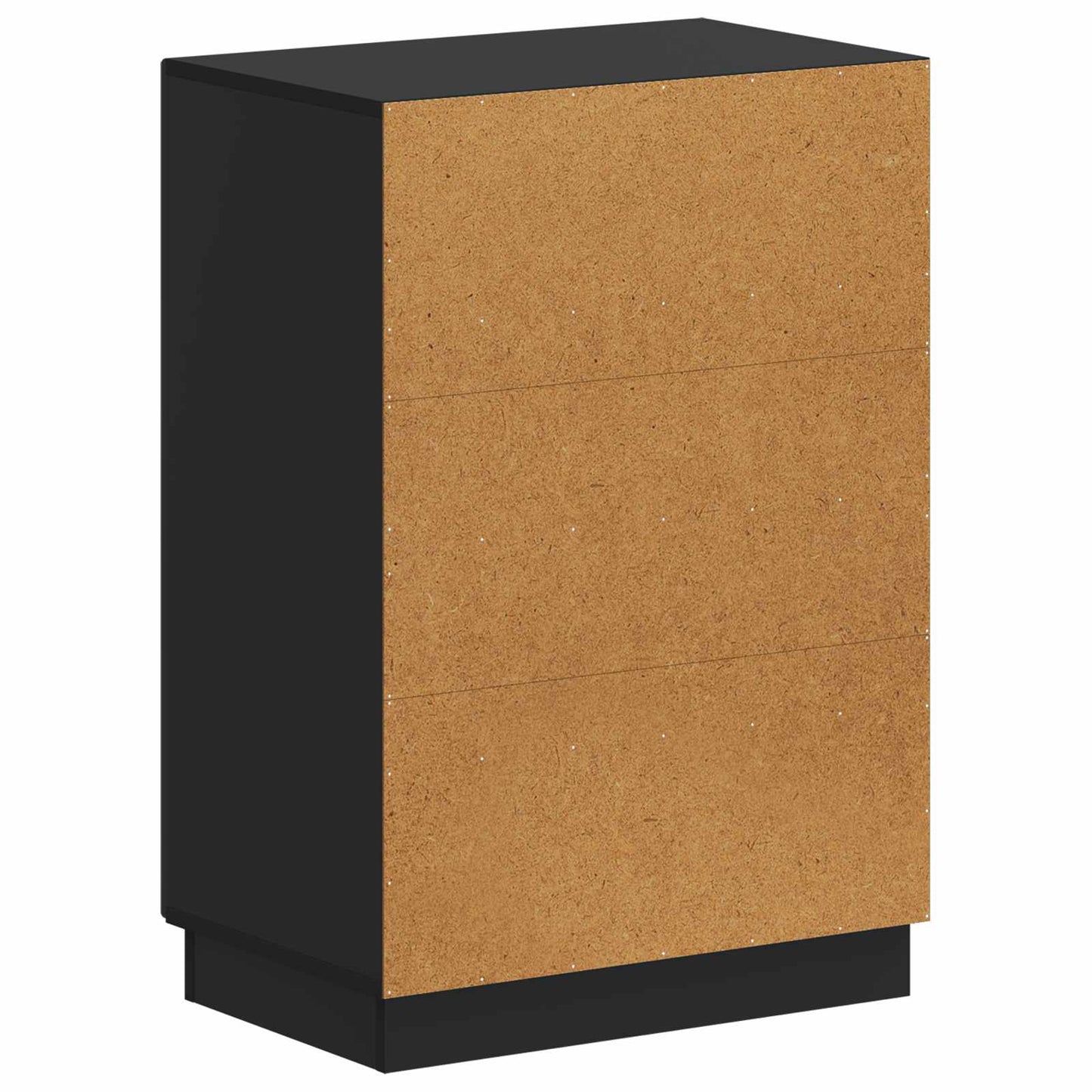 Sko Skap HOORN 59,5 x 39,5 x 87 cm Konstruert tre Svart