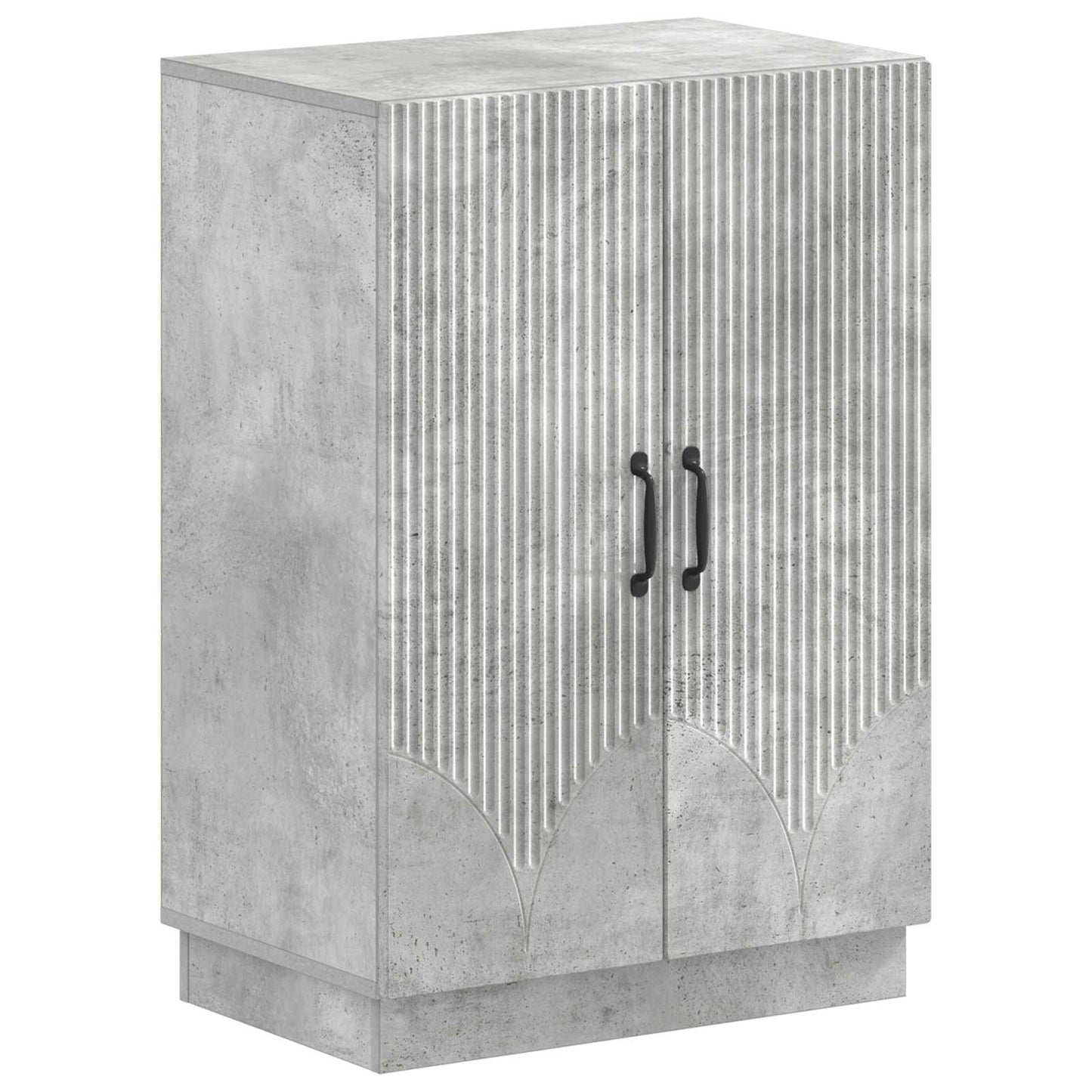Sko Skap HOORN 59,5 x 39,5 x 87 cm Konstruert tre Betonggrå