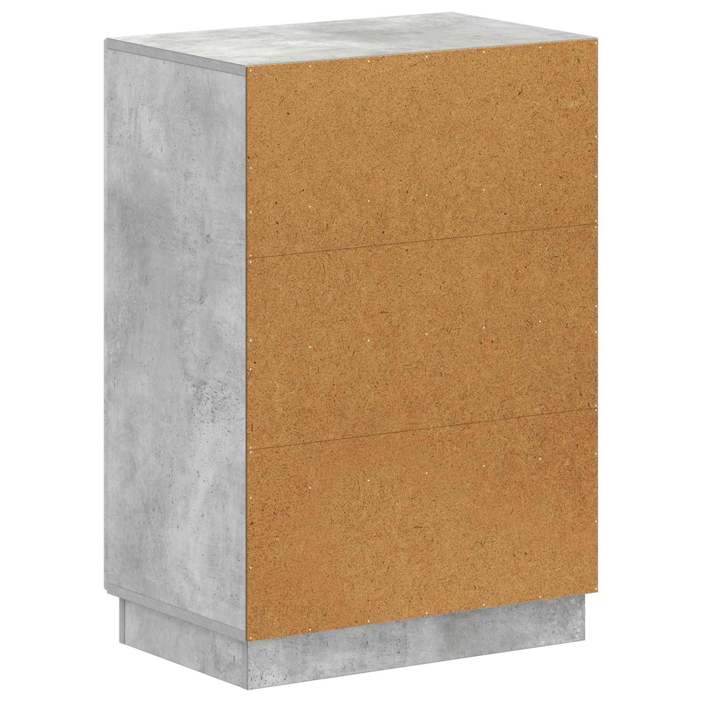 Sko Skap HOORN 59,5 x 39,5 x 87 cm Konstruert tre Betonggrå