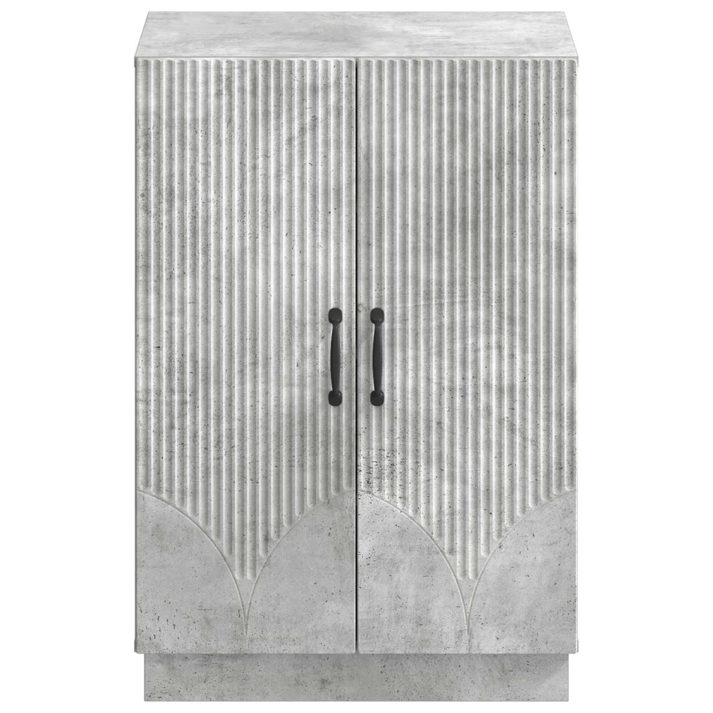 Sko Skap HOORN 59,5 x 39,5 x 87 cm Konstruert tre Betonggrå